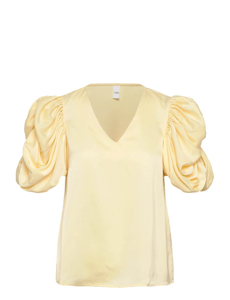 YAS - YASPELLA 2/4 TOP S. - kurzärmelige blusen - anise flower - 0