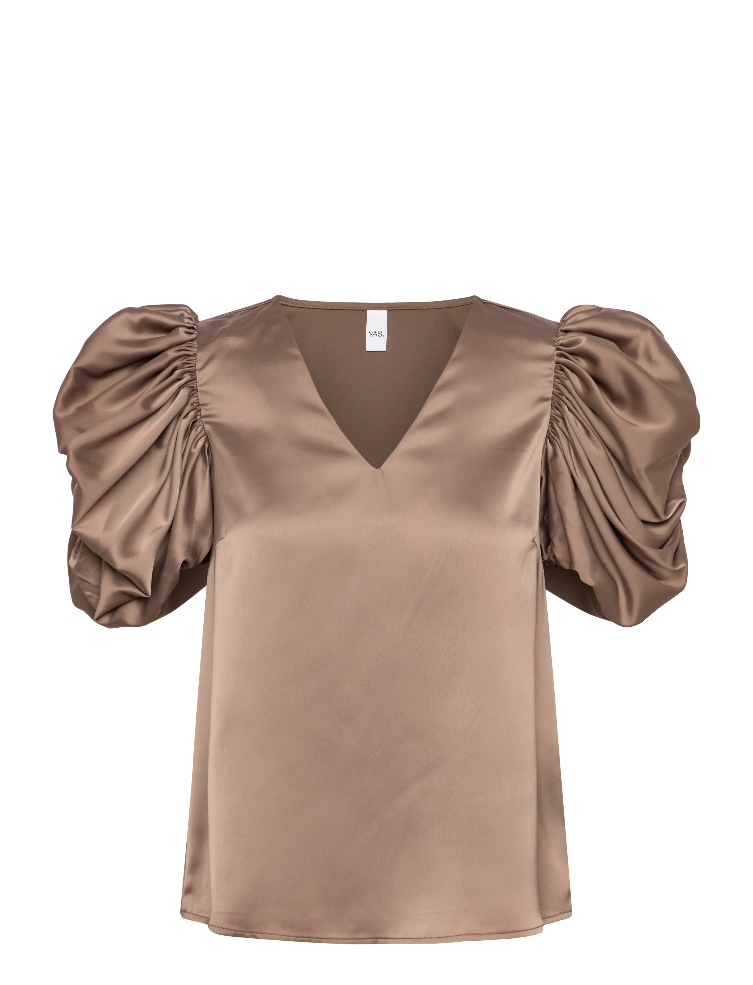 YAS YASPELLA 2/4 TOP S. - Apģērbi - FUNGI / beige