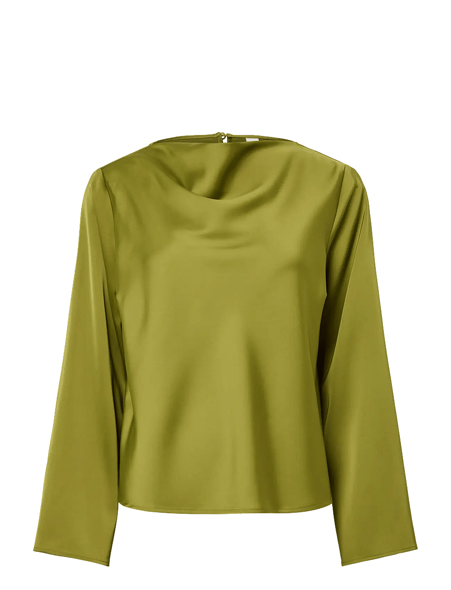 YAS - YASPELLA LS TOP S. - D2D - langärmelige blusen - cardamom seed - 1