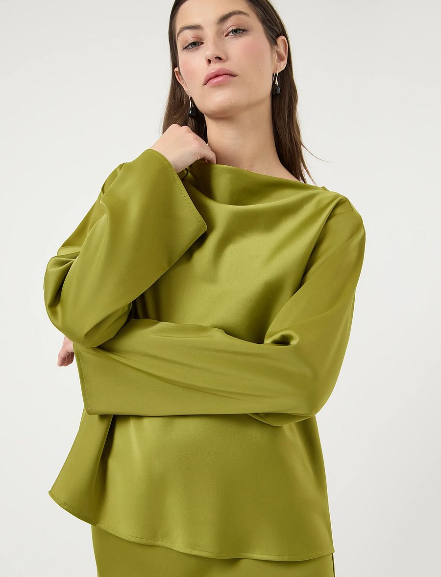 YAS - YASPELLA LS TOP S. - D2D - langärmelige blusen - cardamom seed - 5