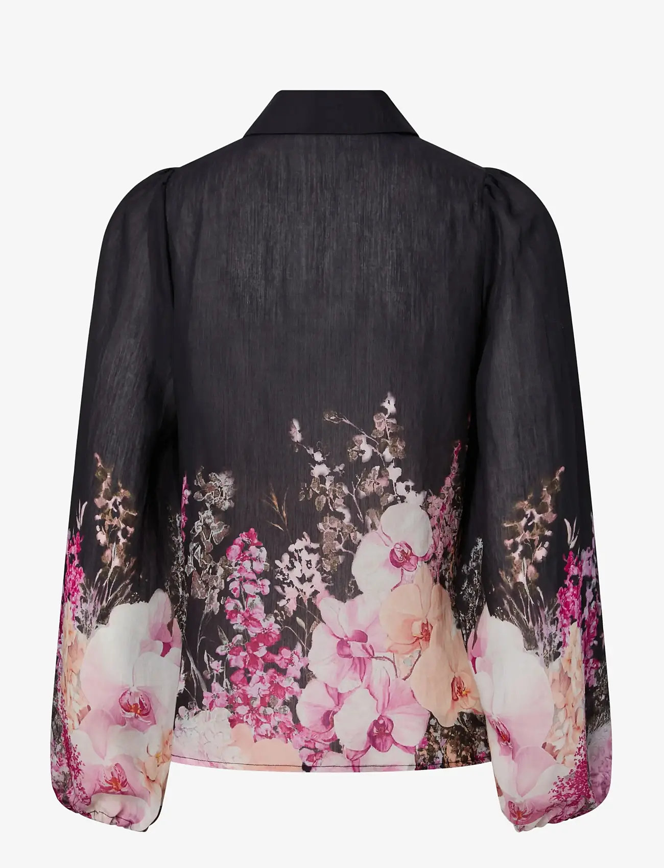 YAS - YASROMANTICA LS SHIRT - D2D - long-sleeved shirts - black - 2