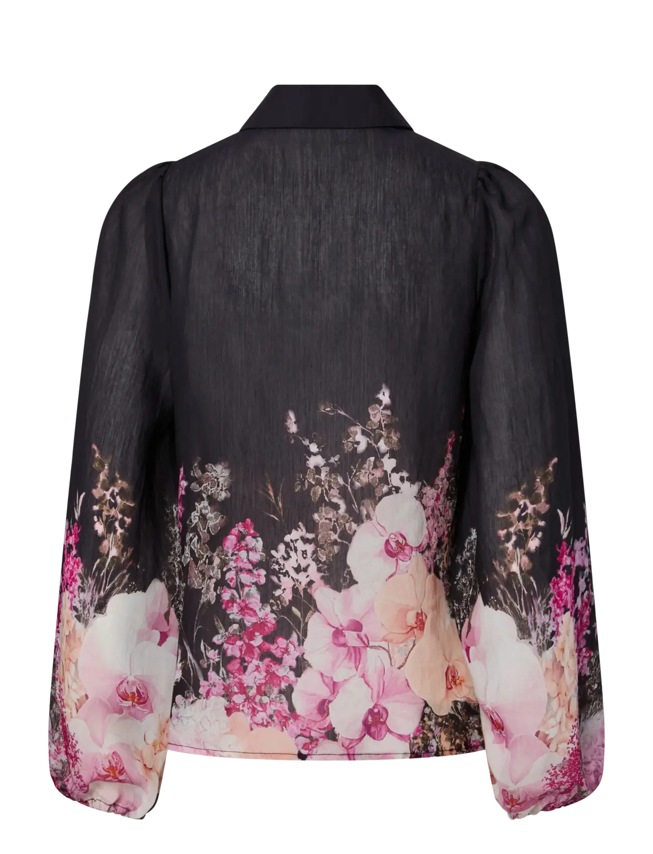 YAS - YASROMANTICA LS SHIRT - D2D - langärmlige hemden - black - 2