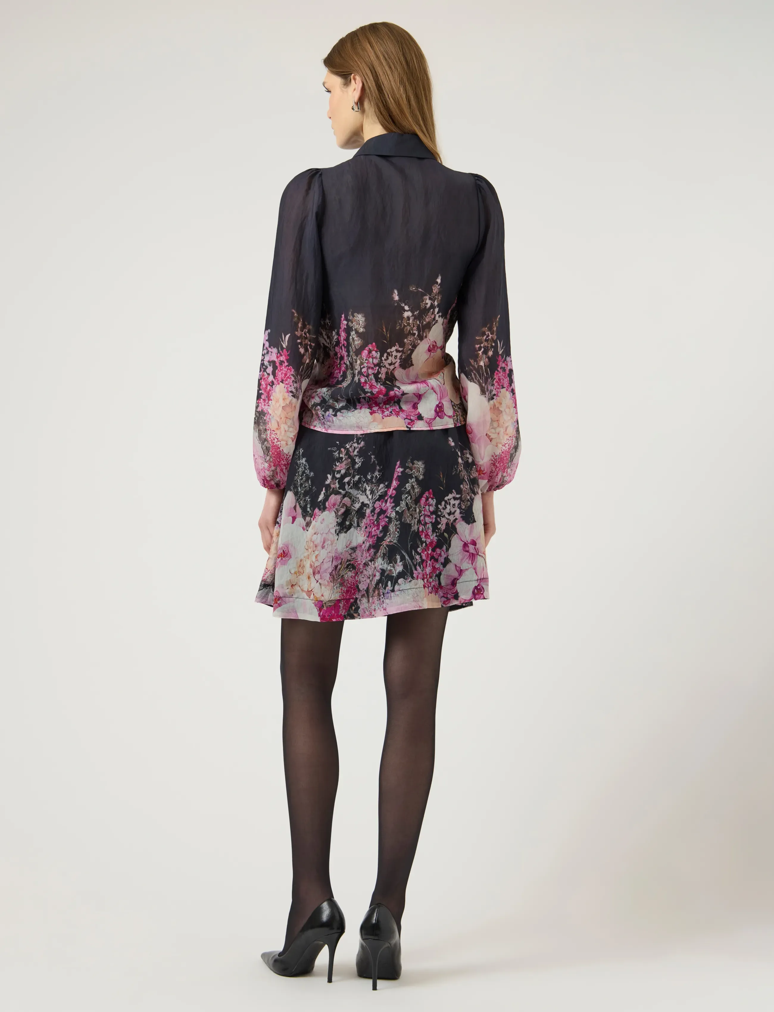 YAS - YASROMANTICA LS SHIRT - D2D - langärmlige hemden - black - 3