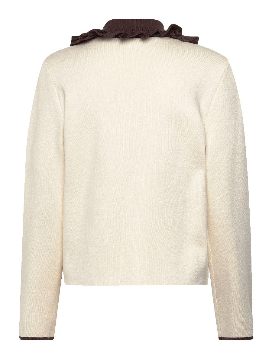 YAS - YASNELLA LS KNIT CARDIGAN - D2D - cardigans - birch - 2