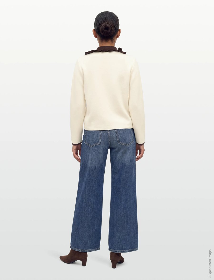 YAS - YASNELLA LS KNIT CARDIGAN - D2D - cardigans - birch - 4