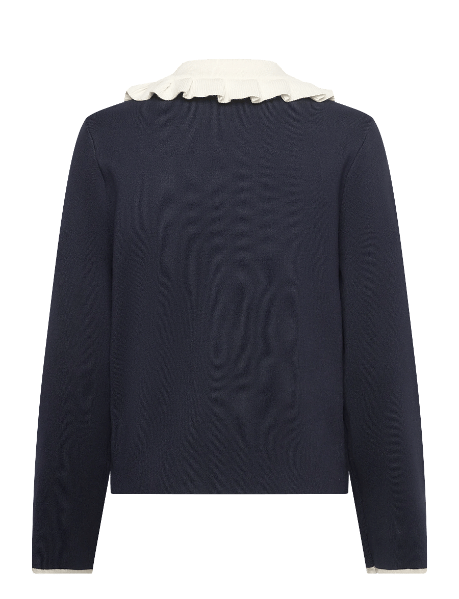 YAS - YASNELLA LS KNIT CARDIGAN - D2D - kardiganid - navy blazer - 2