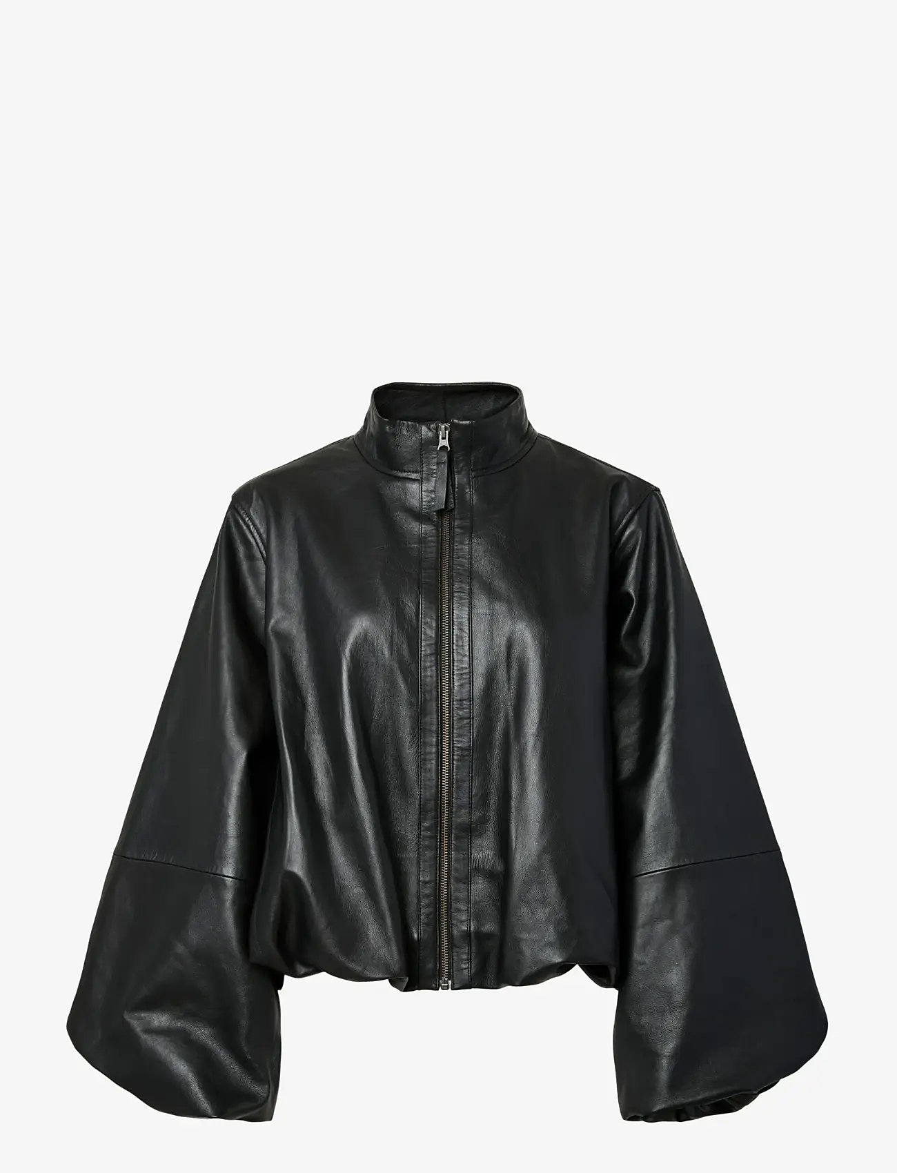 YAS - YASISABEL LEATHER JACKET - D2D - skinnjackor - black - 1