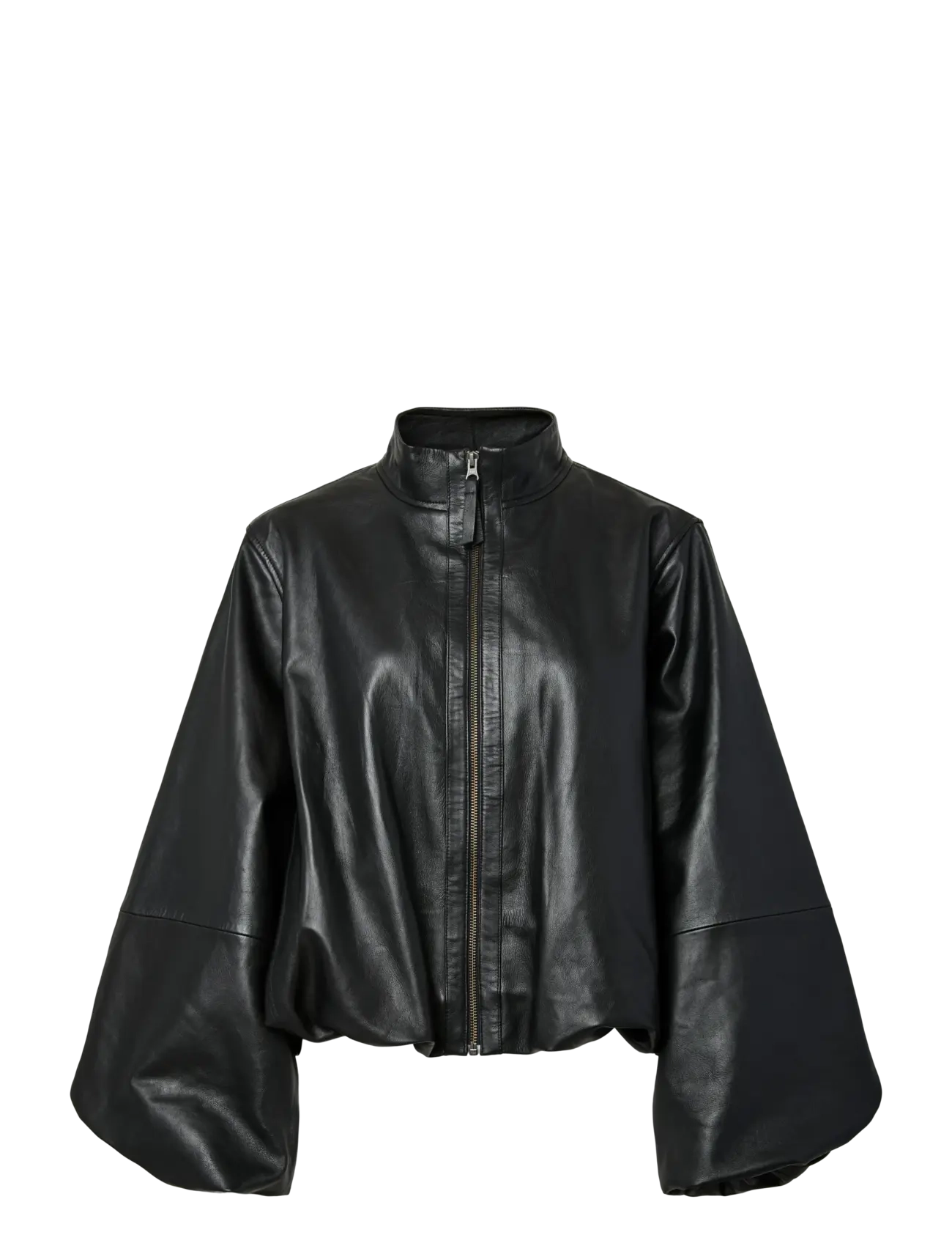 YAS YASISABEL LEATHER JACKET - D2D - Riided - BLACK / black