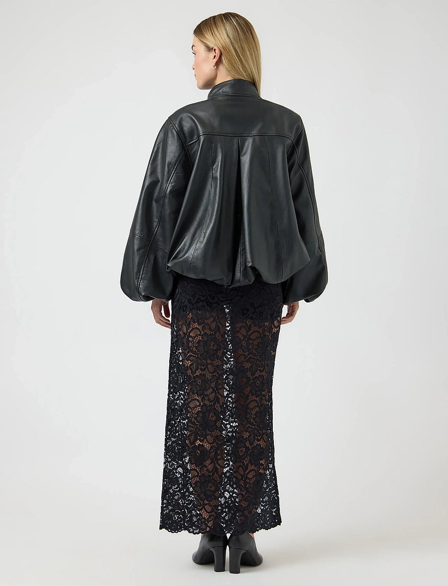 YAS - YASISABEL LEATHER JACKET - D2D - nahktagid - black - 3