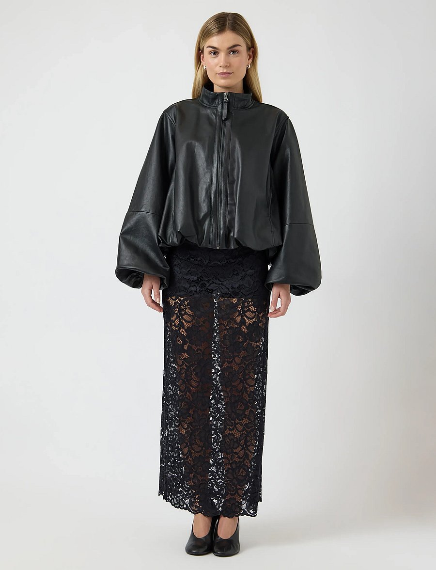 YAS - YASISABEL LEATHER JACKET - D2D - nahktagid - black - 4