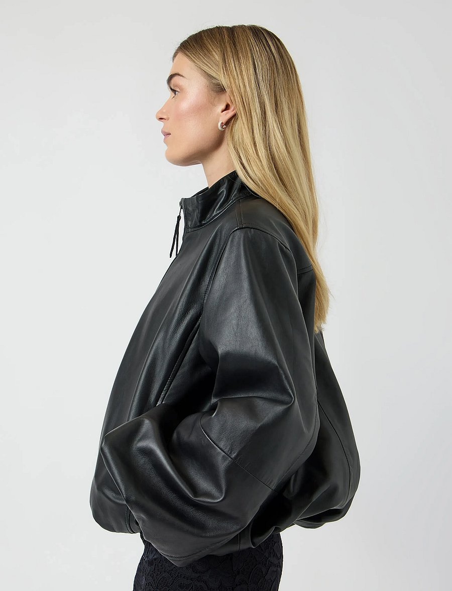 YAS - YASISABEL LEATHER JACKET - D2D - nahktagid - black - 5
