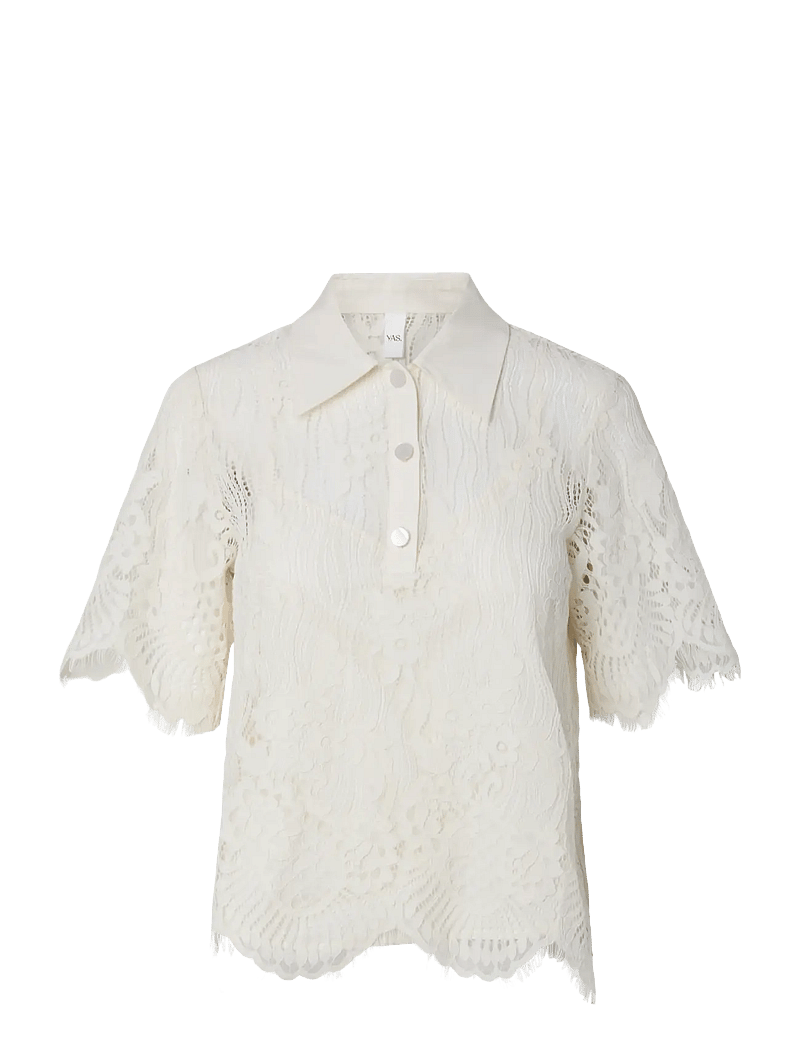 YAS - YASKOI SS LACE TOP - EX - poloshirts - pristine - 1