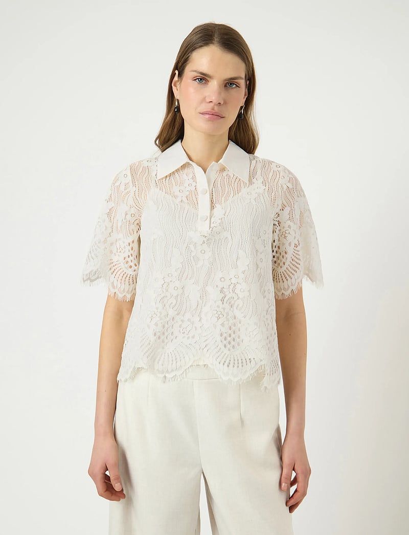 YAS - YASKOI SS LACE TOP - EX - poloshirts - pristine - 0