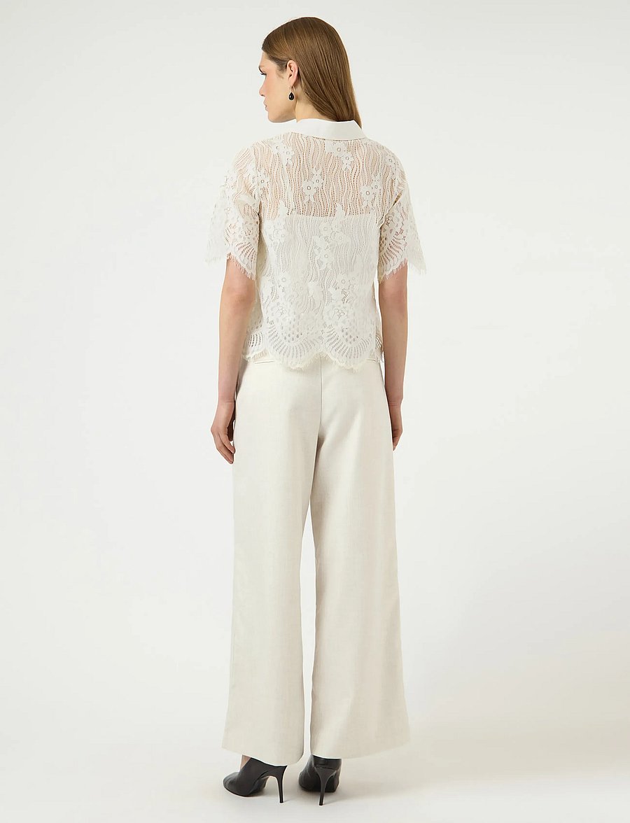 YAS - YASKOI SS LACE TOP - EX - poloshirts - pristine - 3