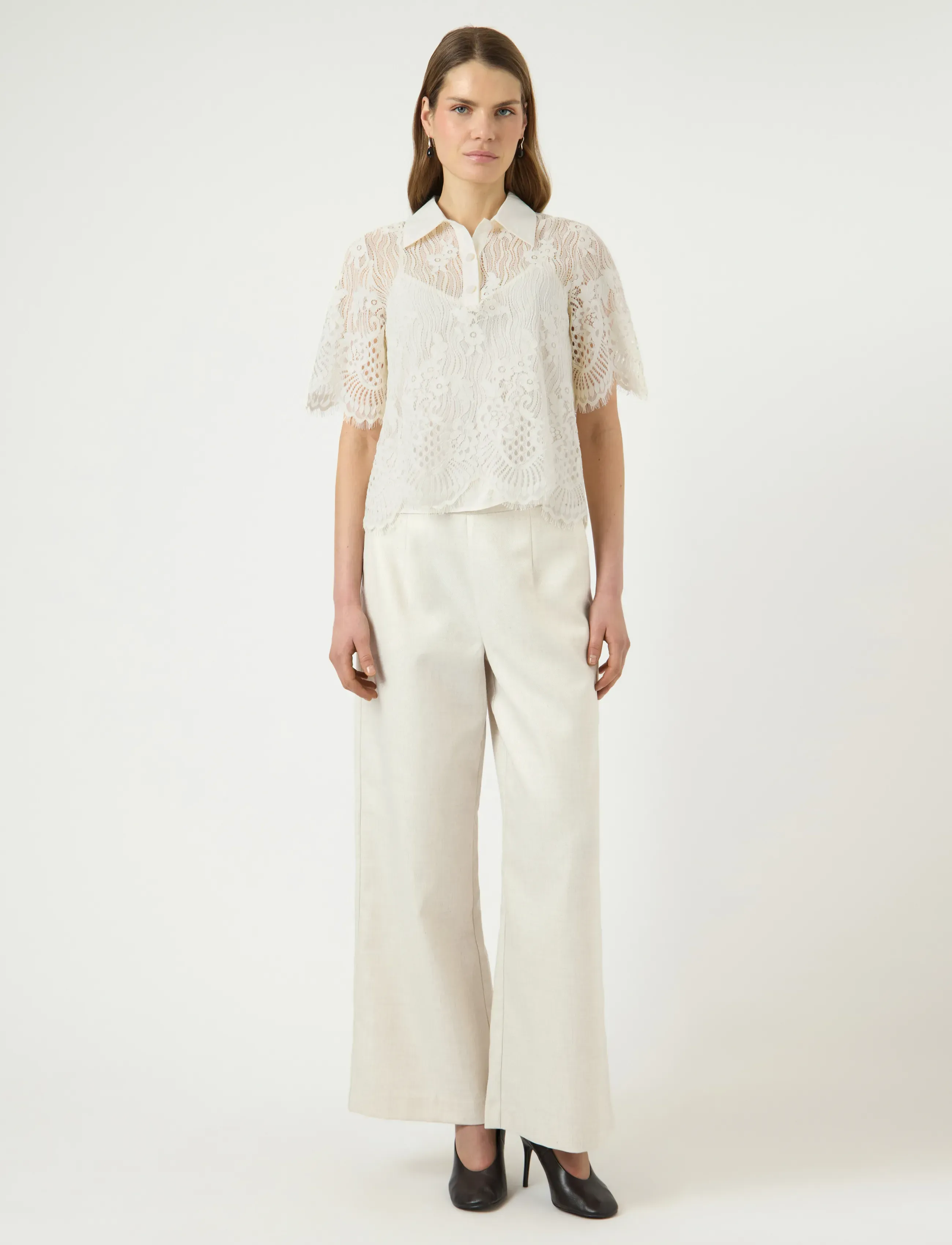 YAS - YASKOI SS LACE TOP - EX - polosärgid - pristine - 4