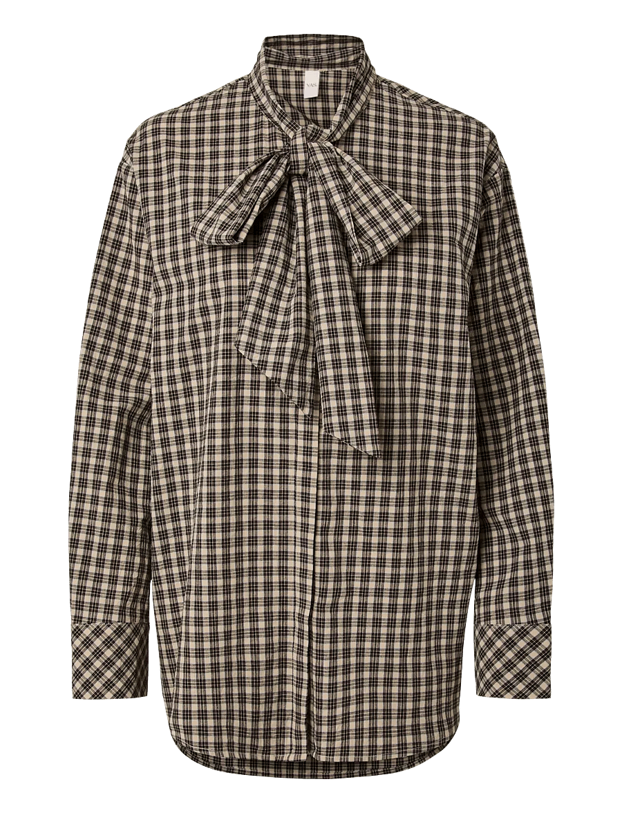 YAS - YASCARLINA LS LONG SHIRT - D2D - chemises à manches longues - chocolate brown - 1