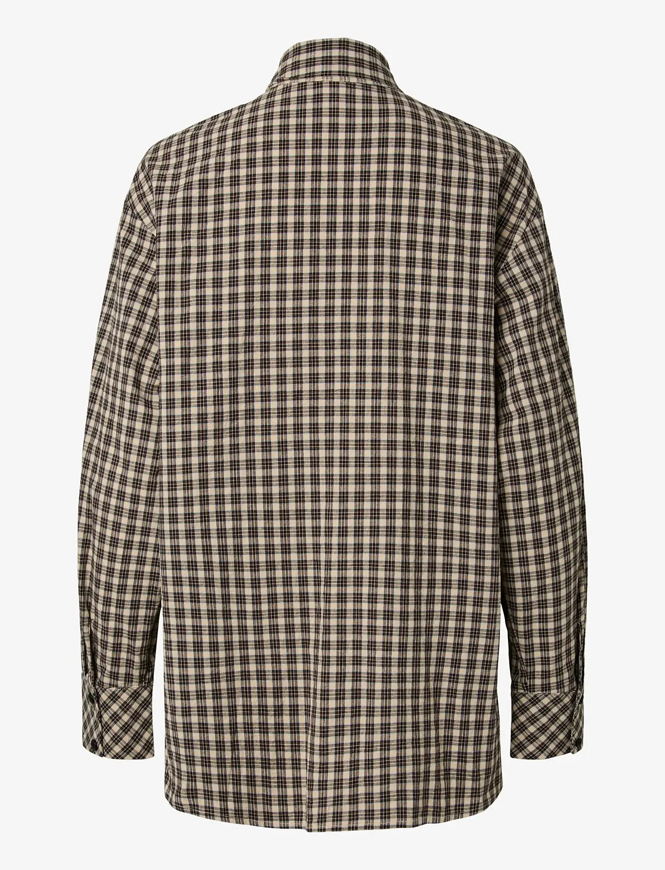 YAS - YASCARLINA LS LONG SHIRT - D2D - long-sleeved shirts - chocolate brown - 2