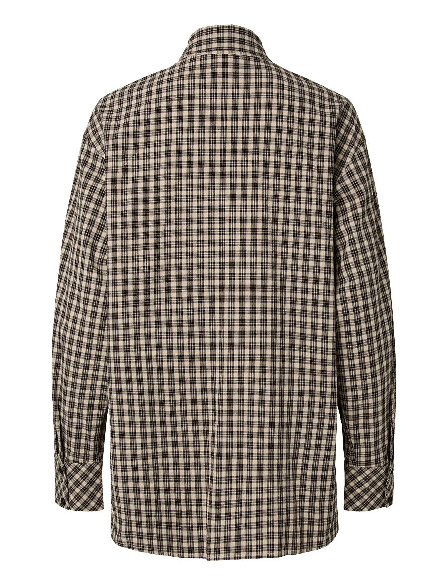 YAS - YASCARLINA LS LONG SHIRT - D2D - chemises à manches longues - chocolate brown - 2
