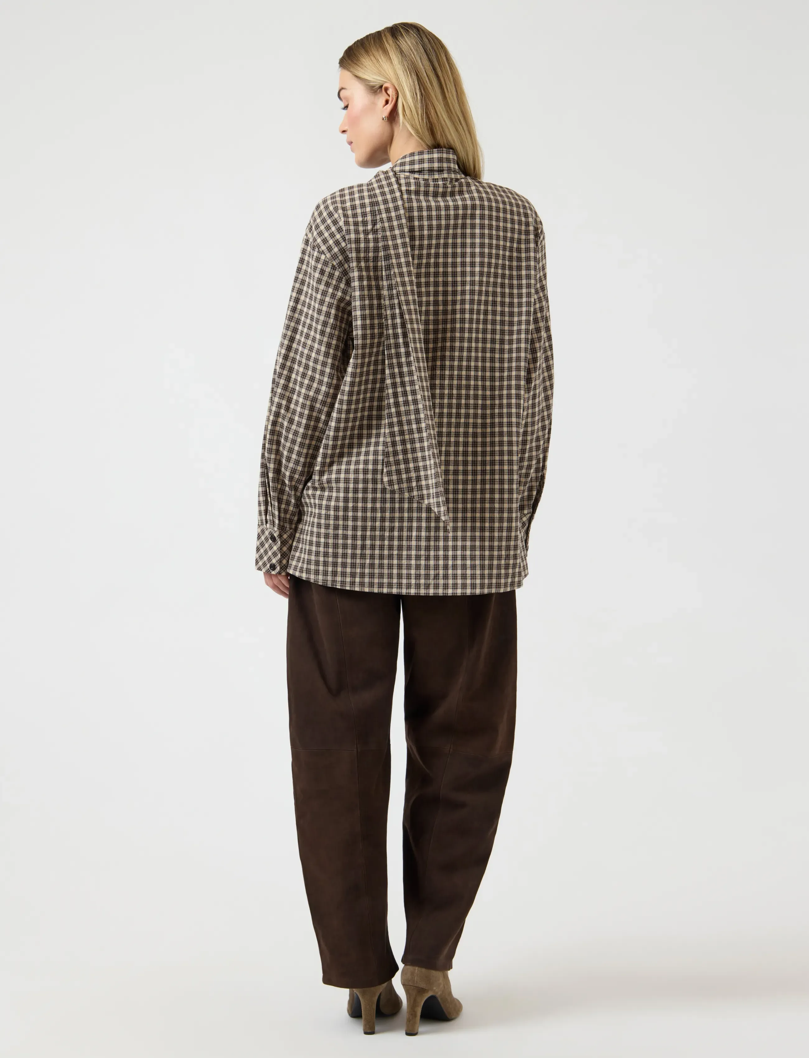 YAS - YASCARLINA LS LONG SHIRT - D2D - chemises à manches longues - chocolate brown - 3