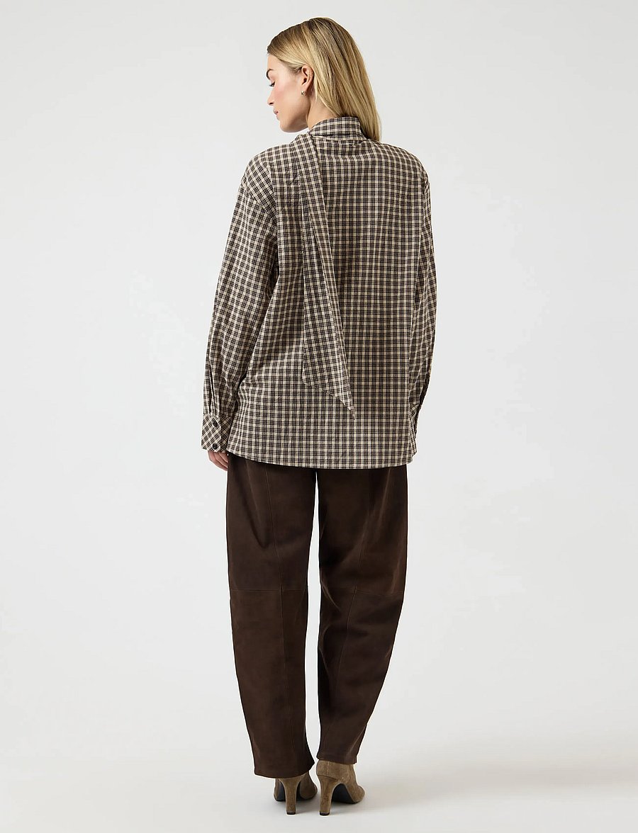 YAS - YASCARLINA LS LONG SHIRT - D2D - chemises à manches longues - chocolate brown - 3