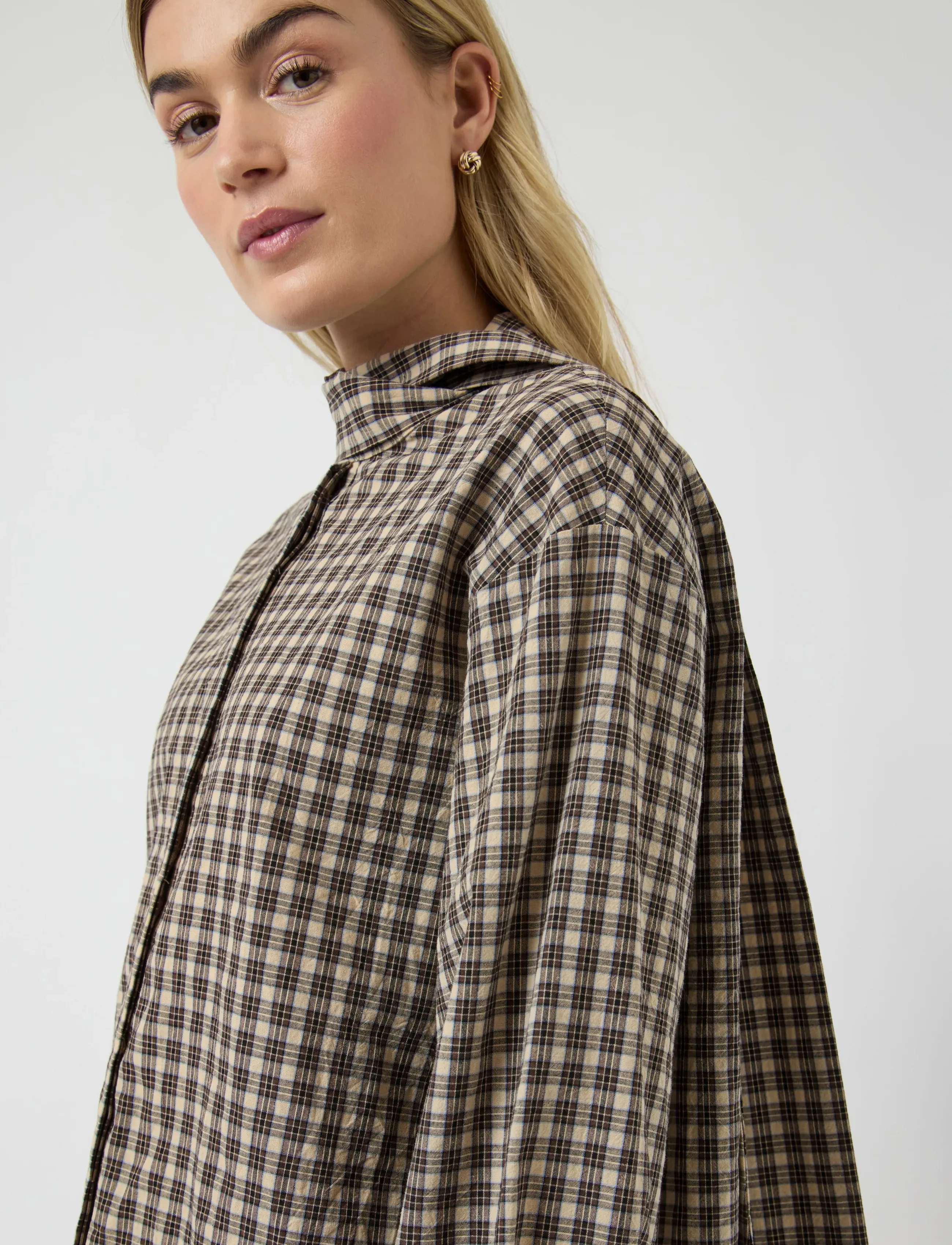 YAS - YASCARLINA LS LONG SHIRT - D2D - chemises à manches longues - chocolate brown - 5