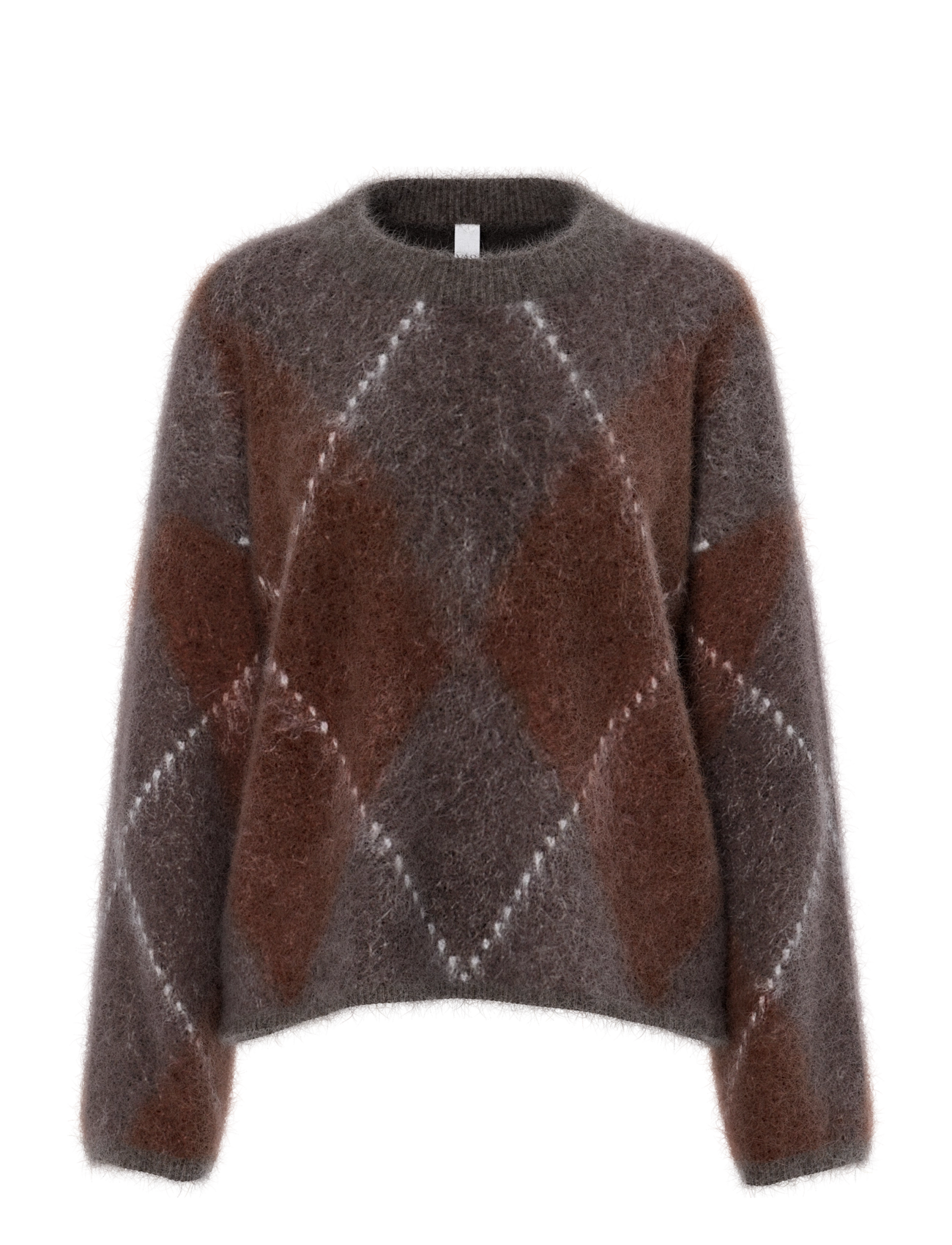 Yasargy Ls Mohair Blend Knit Pullover S.