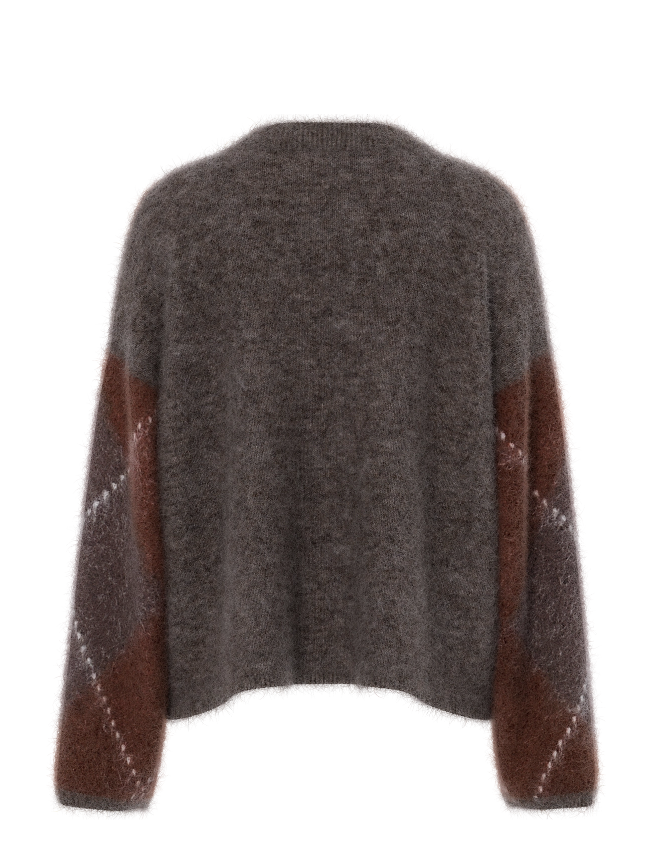 YAS - YASARGY LS MOHAIR BLEND KNIT PULLOVER S. - coffee bean - 2