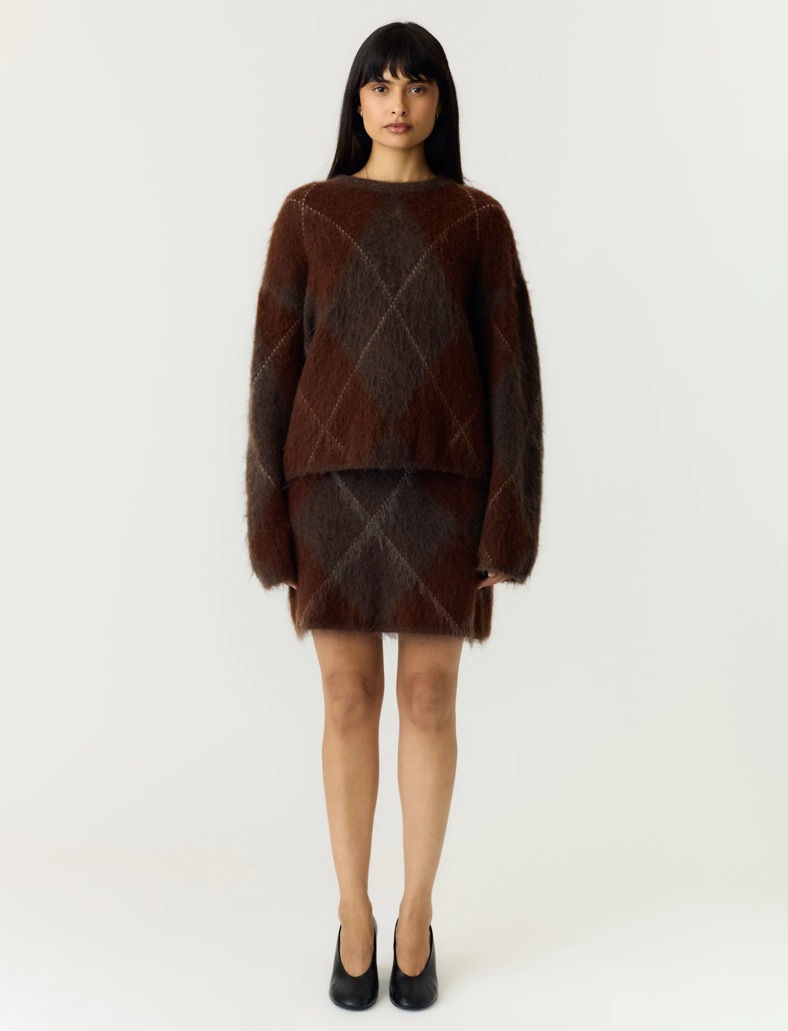 YAS Yasargy Hw Mohair Blend Knit Skirt S. kjolar dam – bild 3