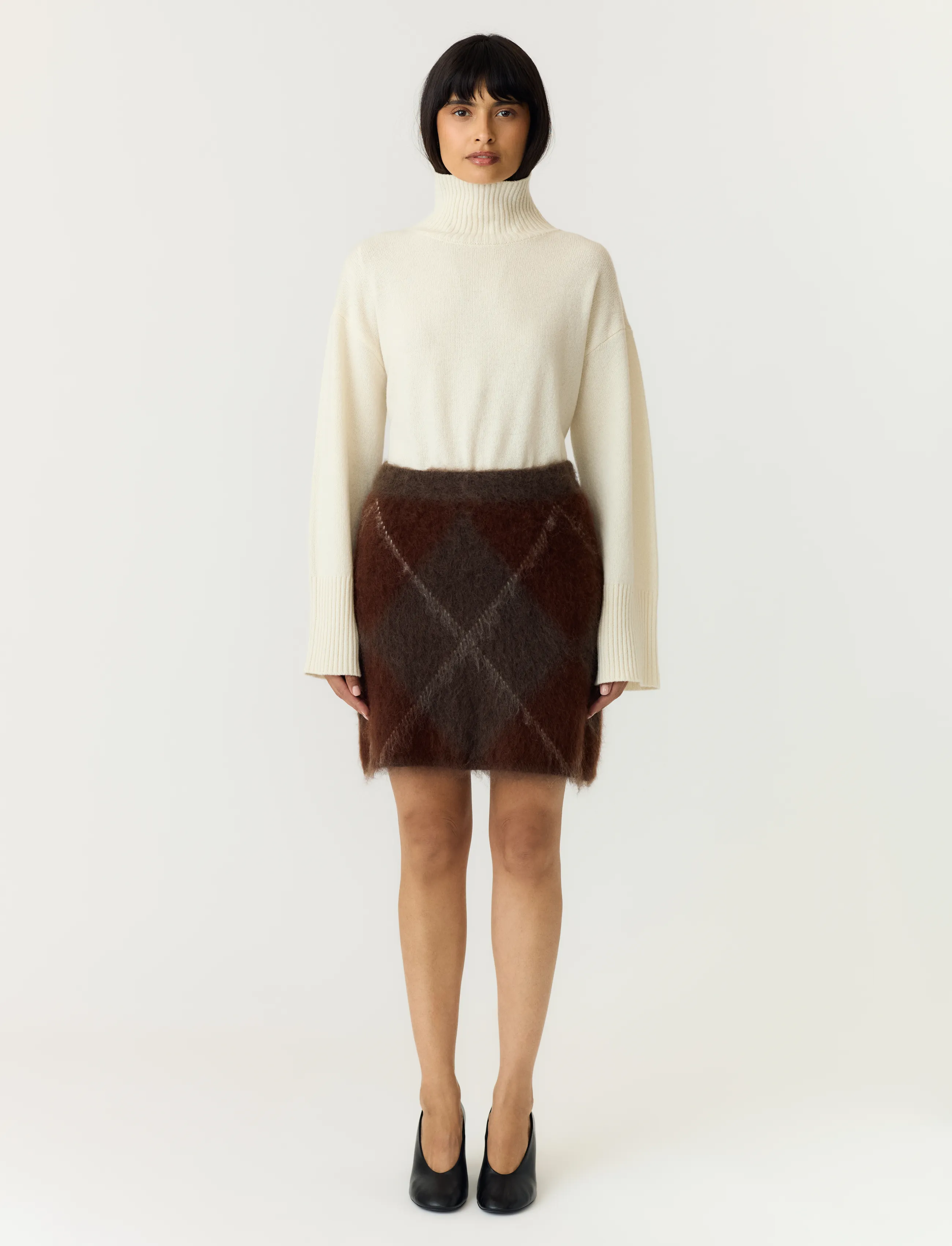 YAS Yasargy Hw Mohair Blend Knit Skirt S. kjolar dam – bild 6