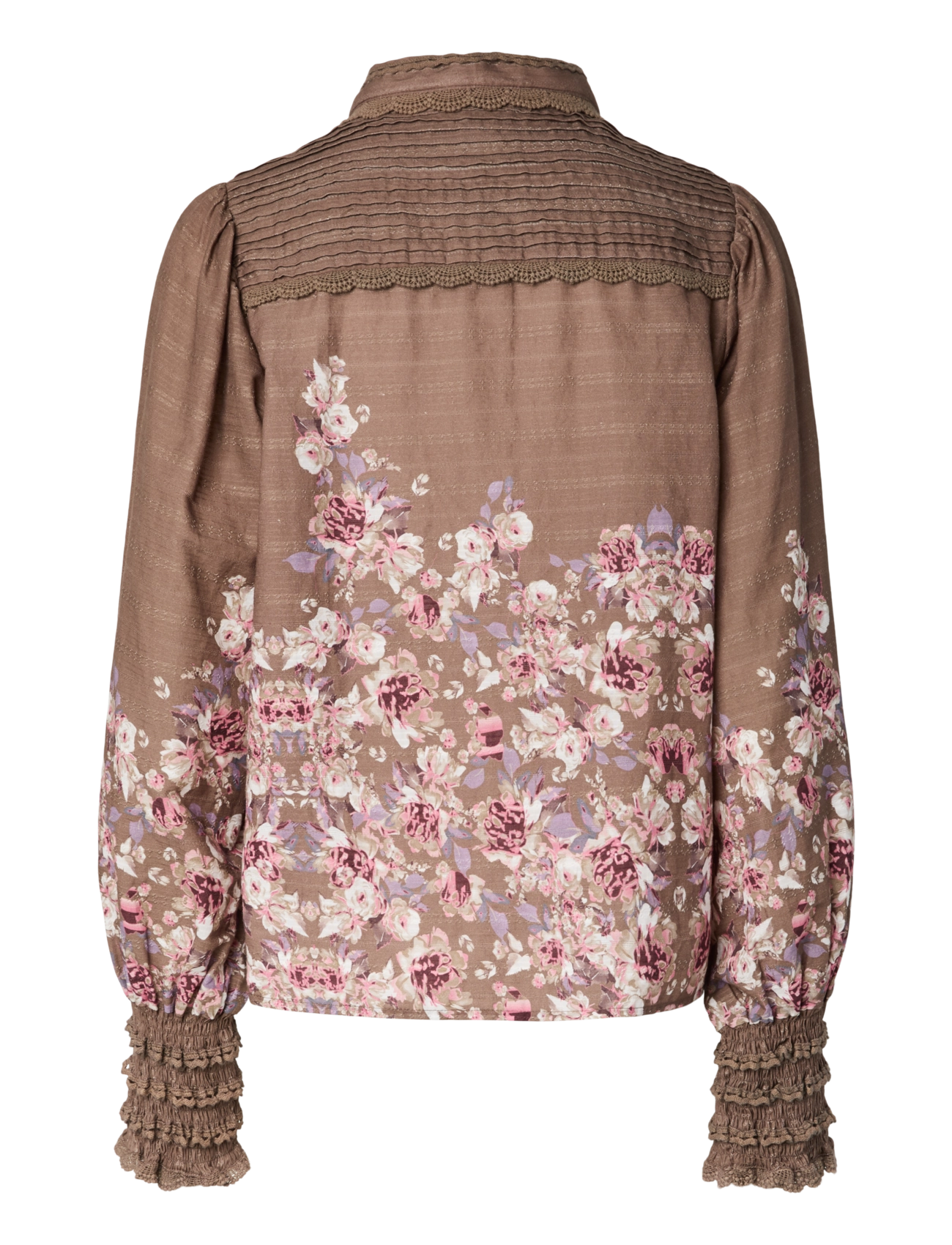 YAS - YASSOMELLU LS SHIRT - timber wolf - 2