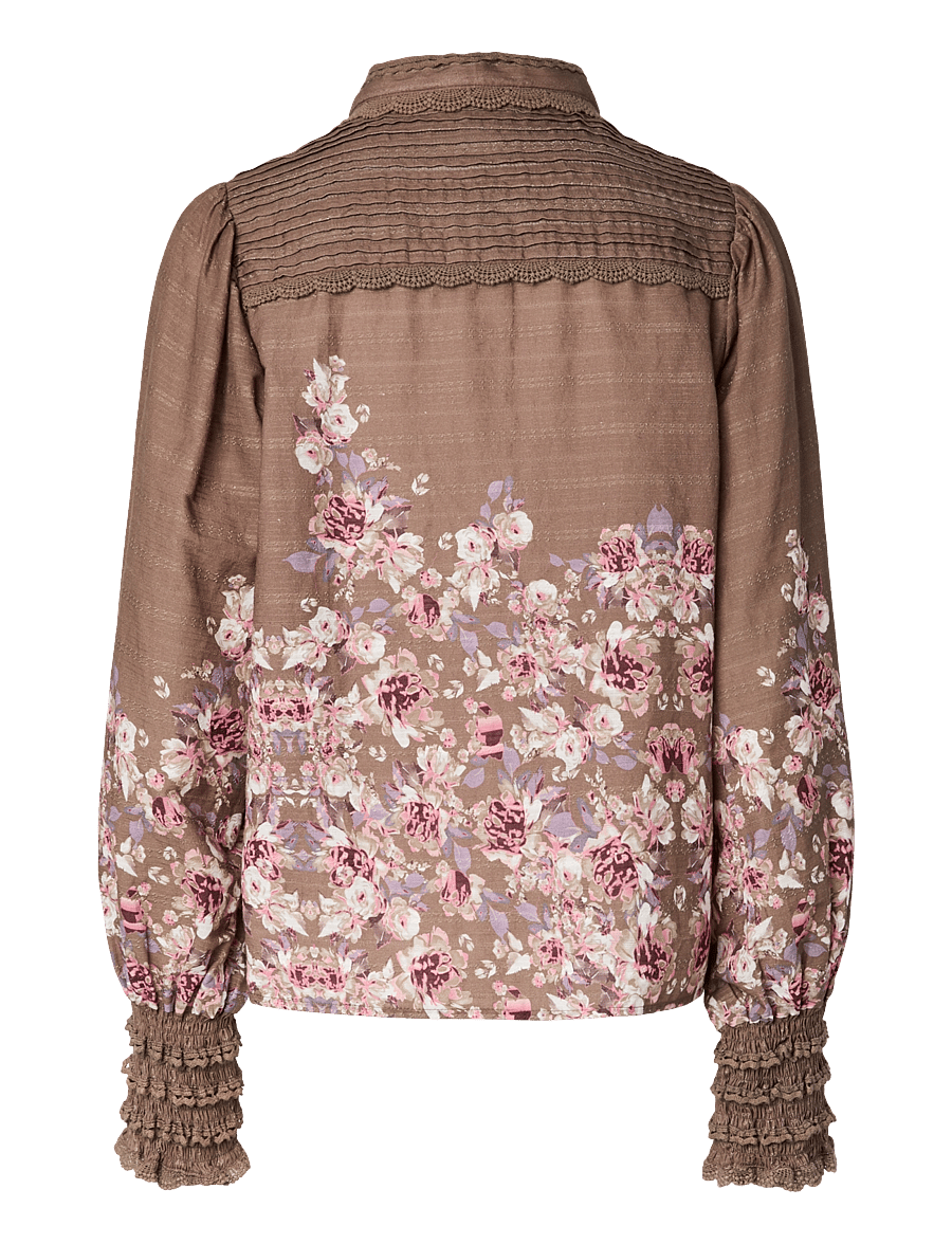 YAS - YASSOMELLU LS SHIRT - langærmede skjorter - timber wolf - 2