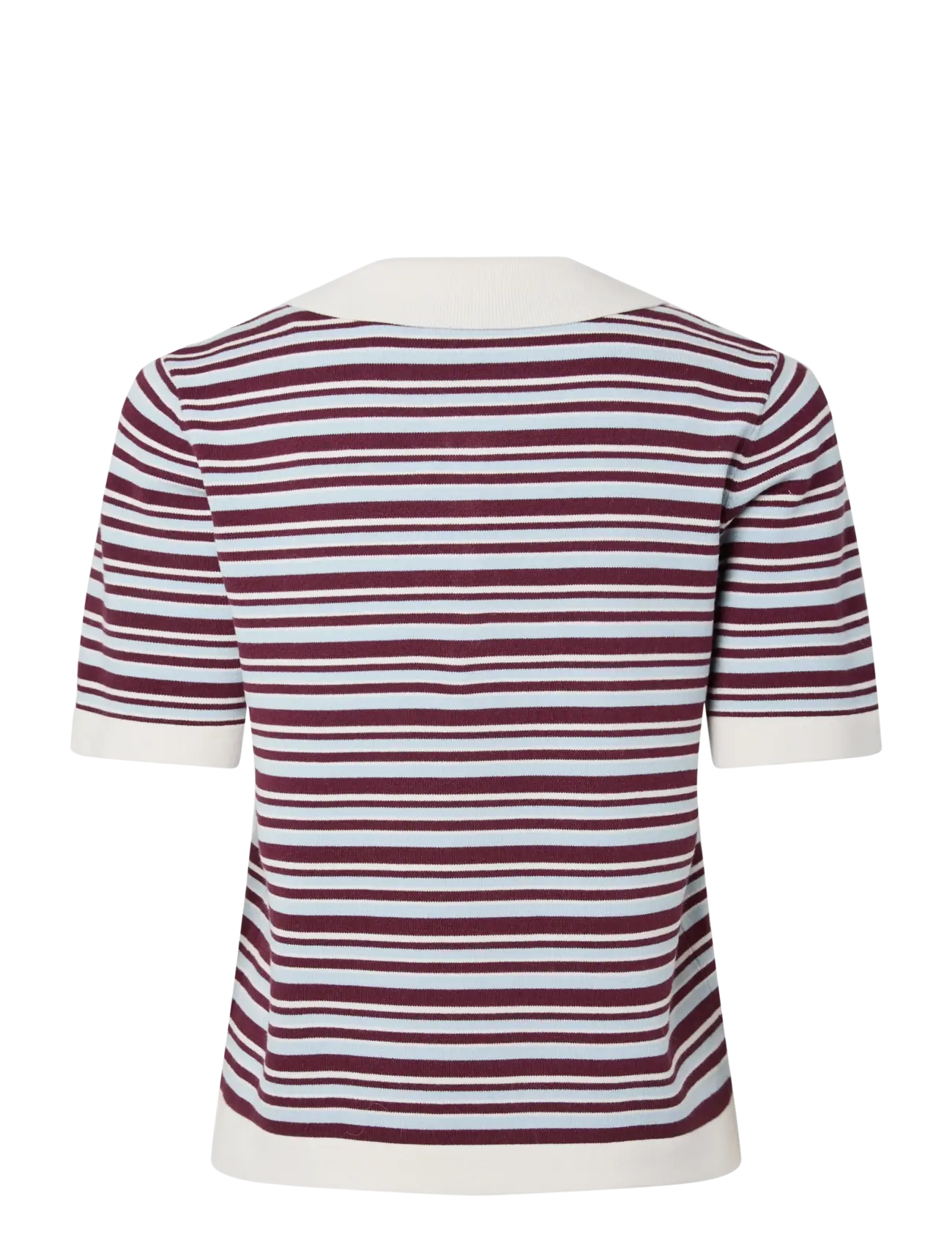 YAS - YASBELLE SS POLO KNIT PULLOVER - D2D - polosärgid - birch - 2