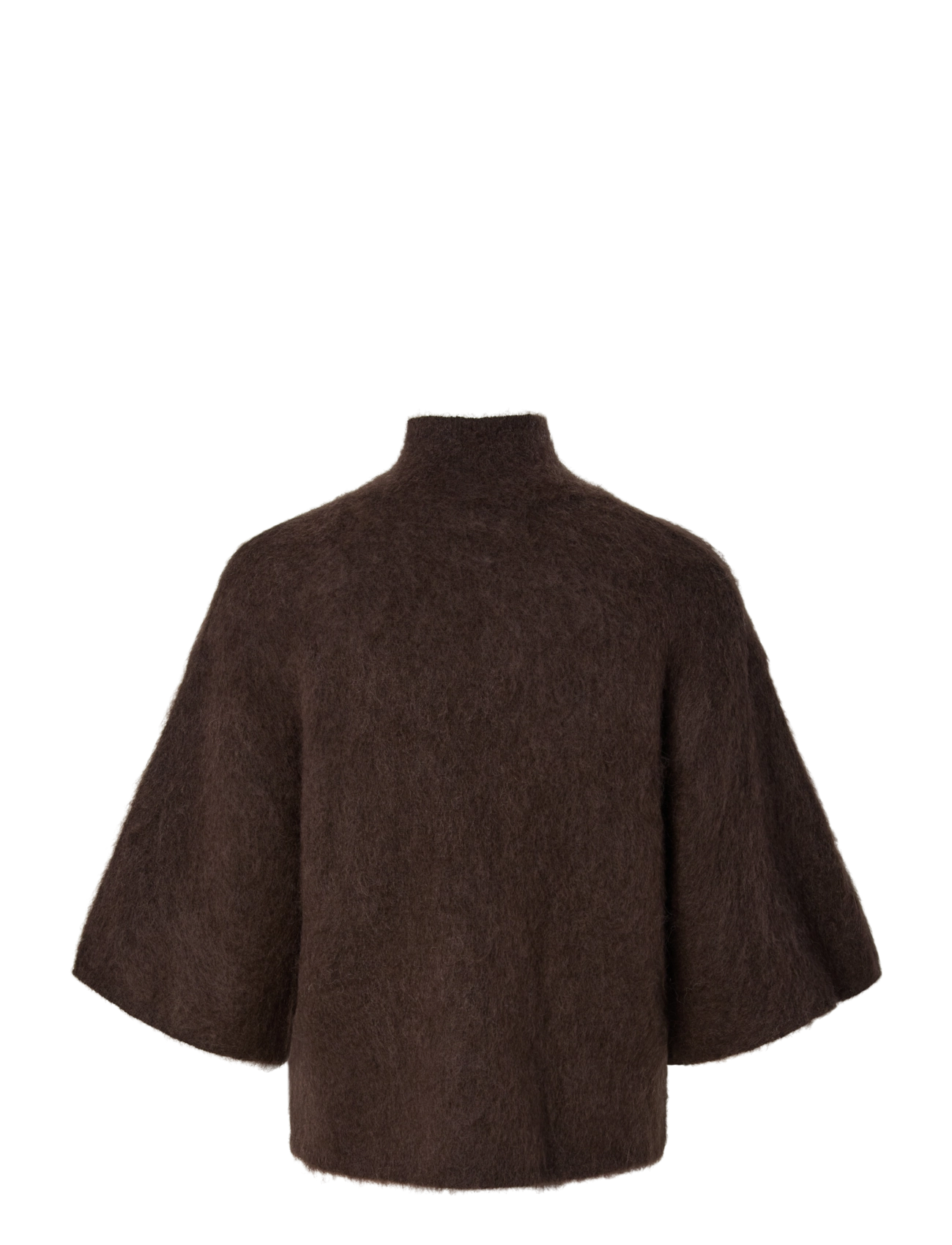 YAS - YASTILDE 2/4 MOHAIR BLEND KNIT PULLOVER - mole - 1