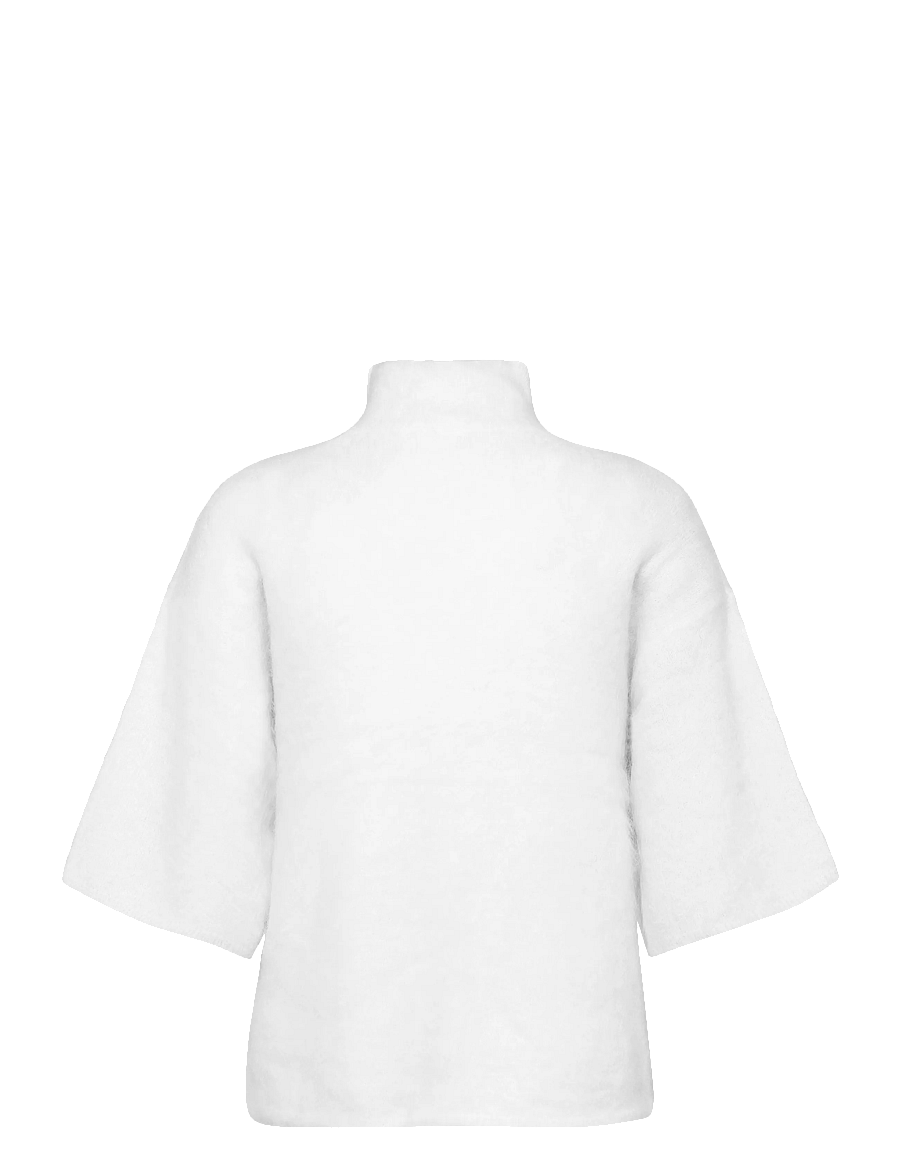 YAS - YASTILDE 2/4 MOHAIR BLEND KNIT PULLOVER - crop tops - pristine - 1