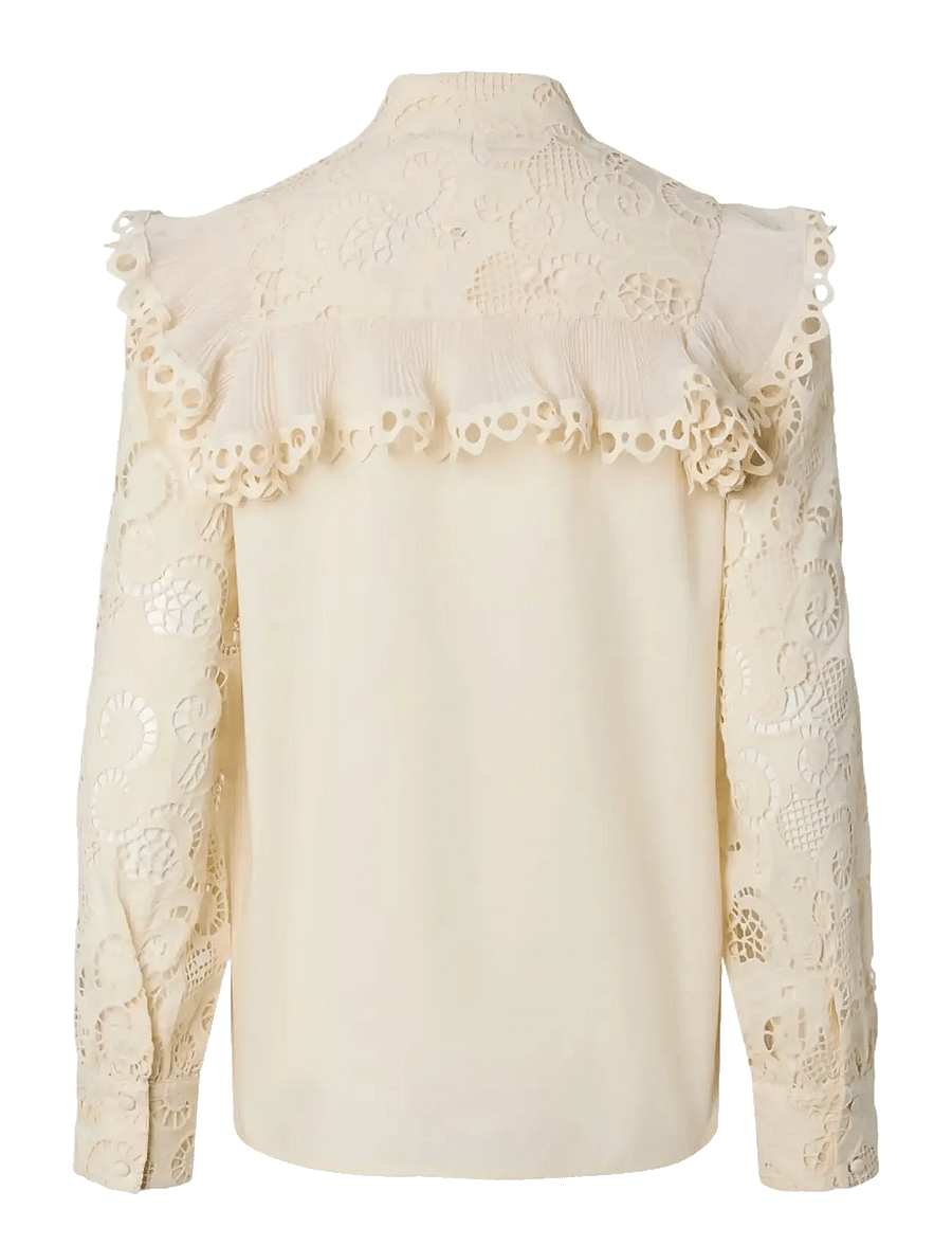 YAS - YASISUA LS SHIRT - long-sleeved shirts - pristine - 1