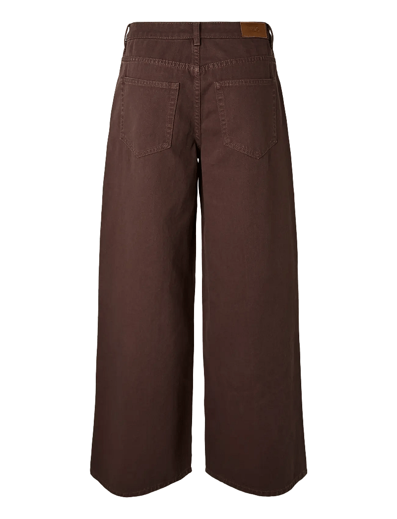 YAS - YASELSIE MW WIDE JEANS S. - EX - wide leg jeans - coffee bean - 2