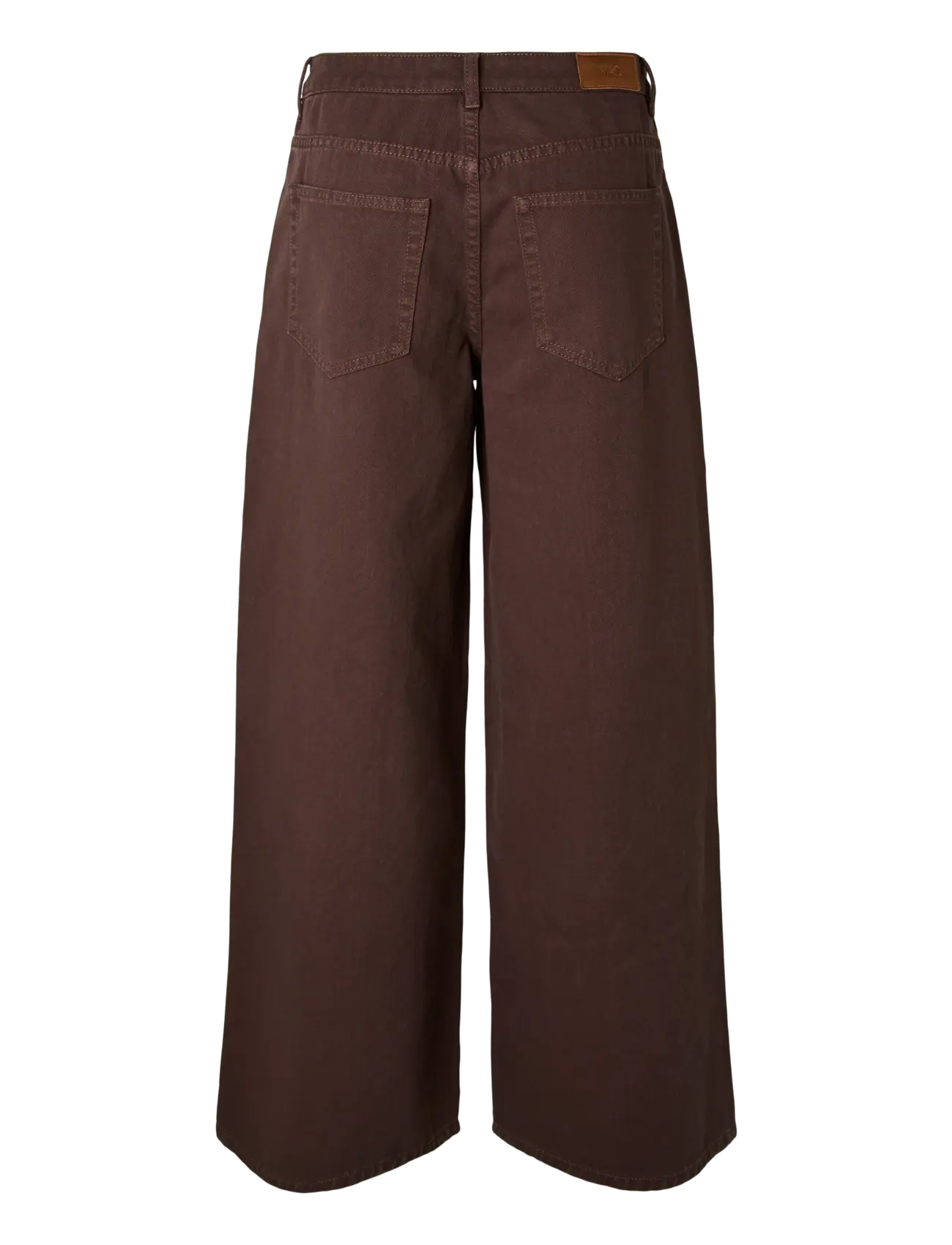 YAS - YASELSIE MW WIDE JEANS S. - EX - brede jeans - coffee bean - 1