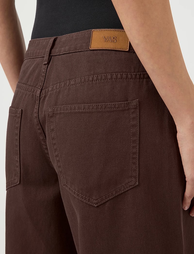 YAS - YASELSIE MW WIDE JEANS S. - EX - vida jeans - coffee bean - 3