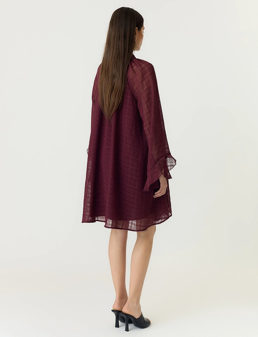 YAS - YASLIANA LS TIE NECK DRESS S. - fig - 3