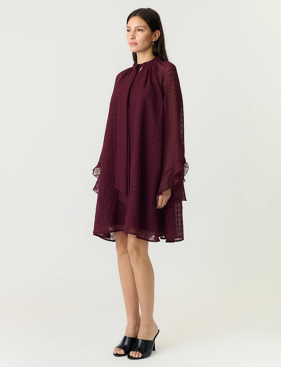 YAS - YASLIANA LS TIE NECK DRESS S. - fig - 4