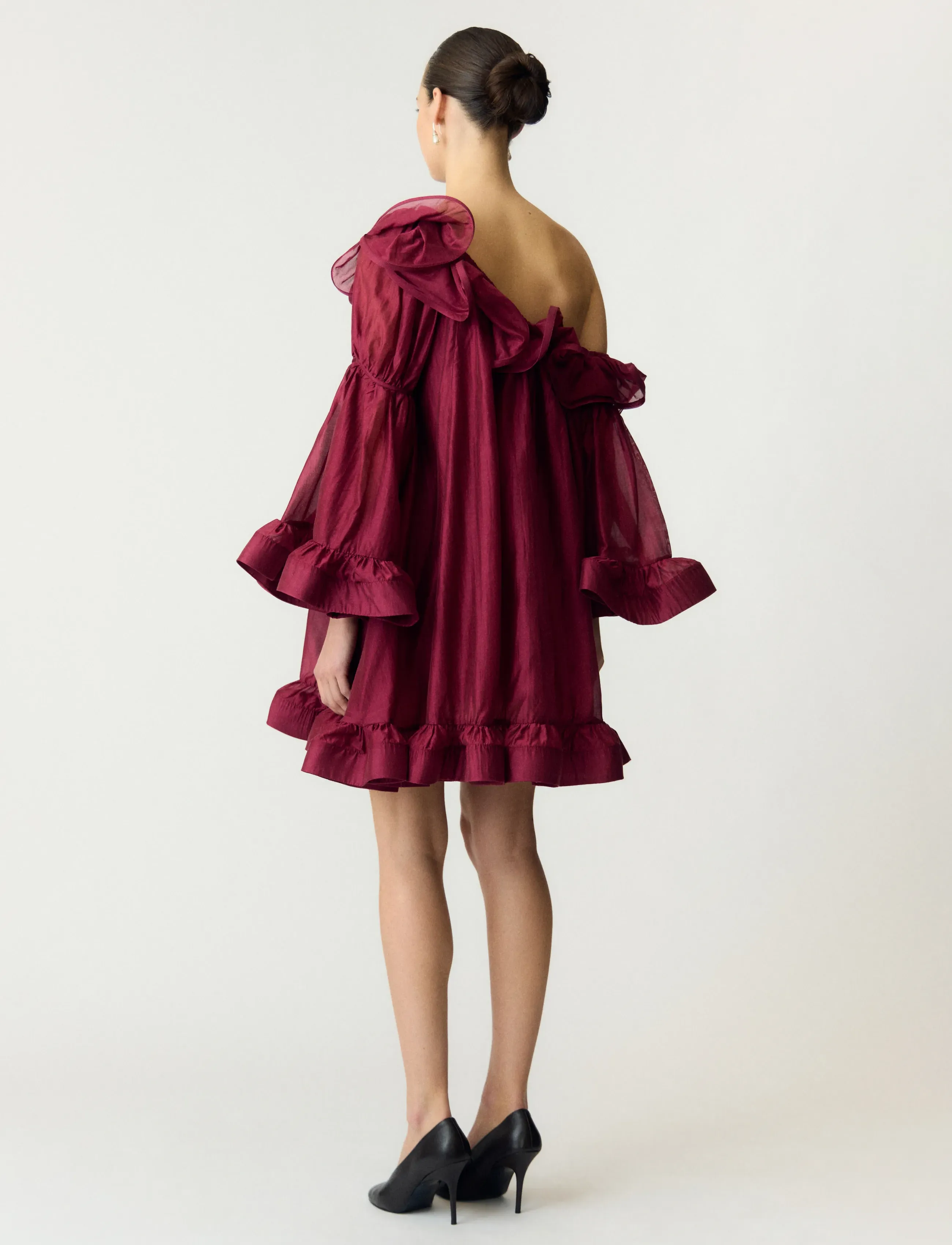 YAS - YASFALLULAH O/S DRESS - D2D - party dresses - rhododendron - 4