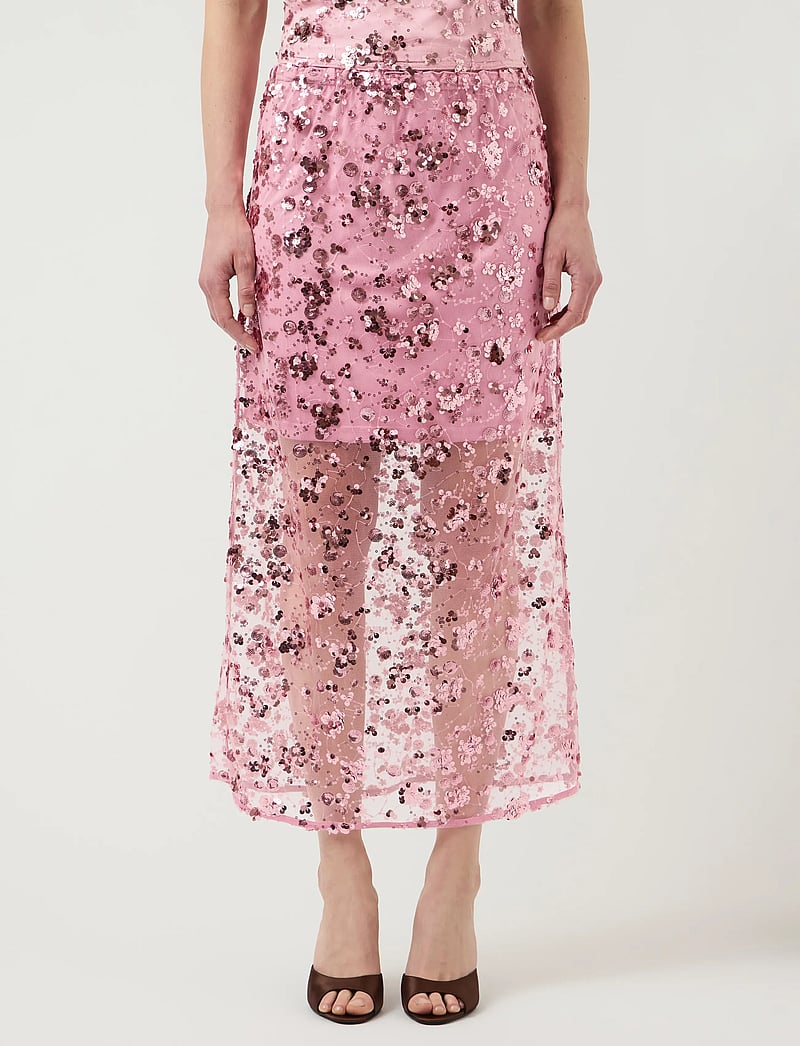 YAS - YASSEQUINA HW LONG SKIRT - D2D - særlige begivenheder - orchid smoke - 0