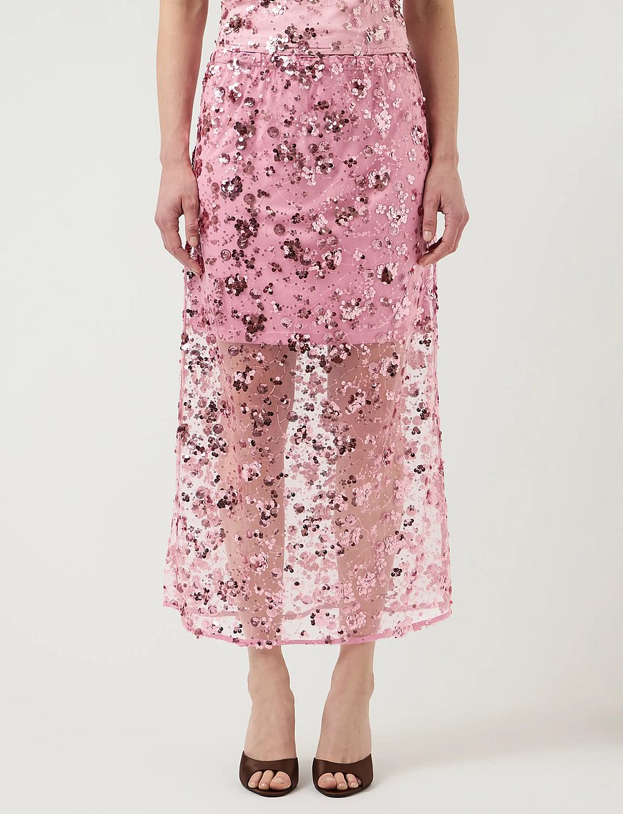 YAS - YASSEQUINA HW LONG SKIRT - D2D - litter-seelik - orchid smoke - 0