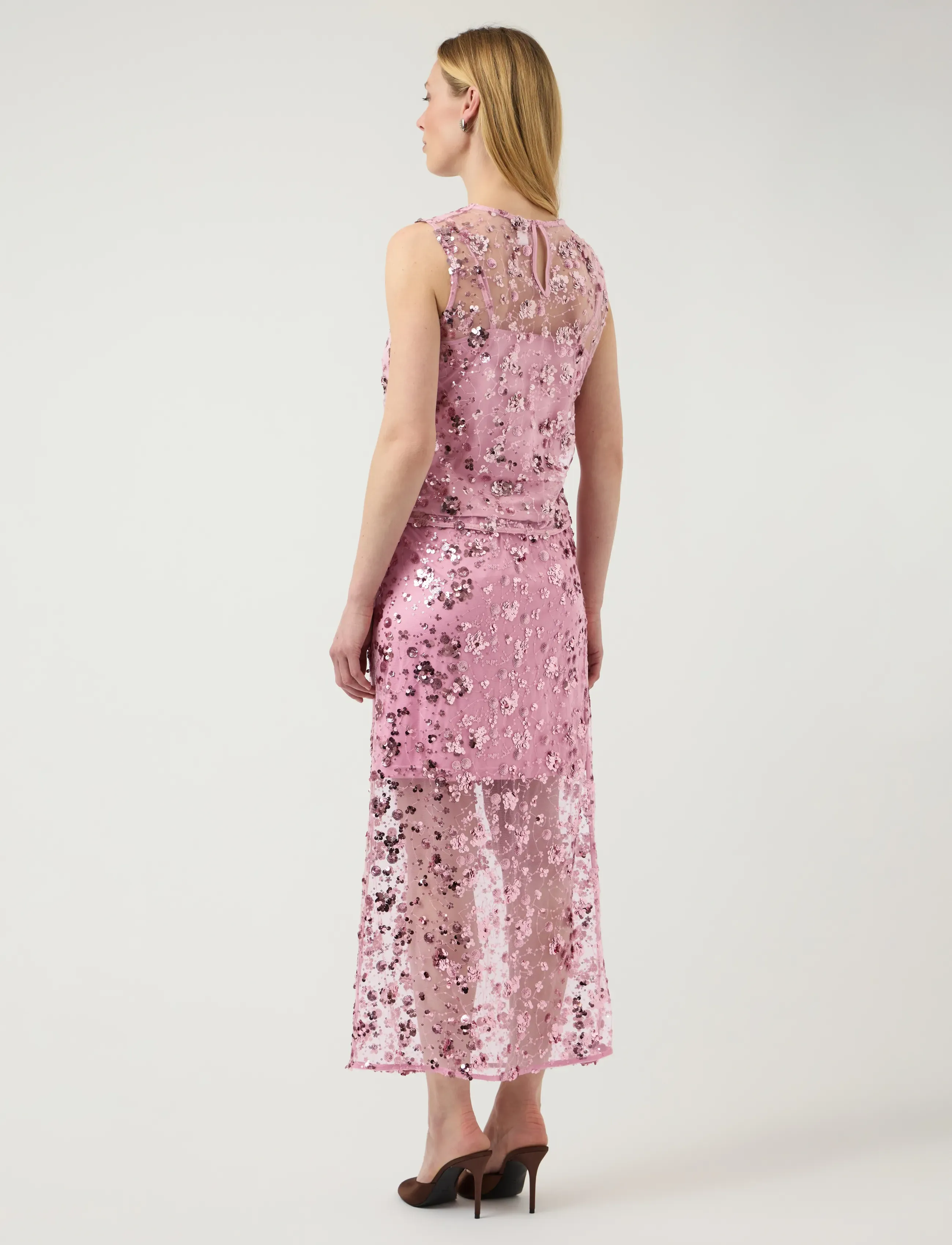 YAS - YASSEQUINA HW LONG SKIRT - D2D - litter-seelik - orchid smoke - 3