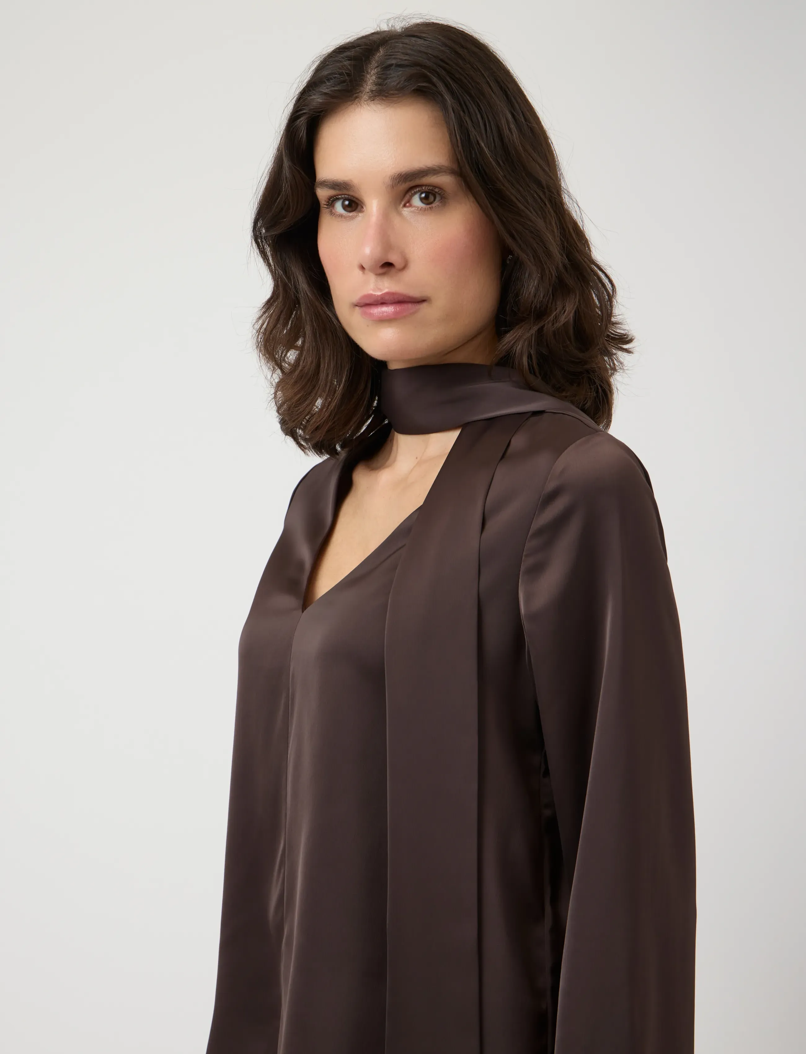 YAS Yaspella Ls Scarf Top S. D2D blusar dam – bild 6