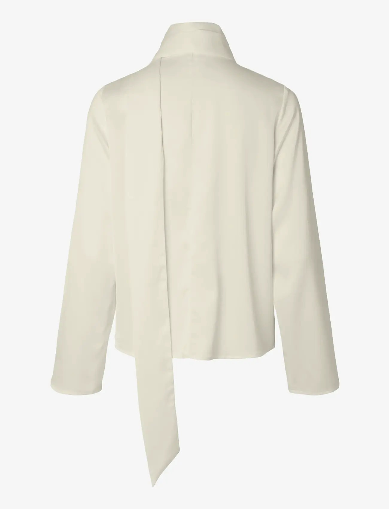 YAS - YASPELLA LS SCARF TOP S. - D2D - long sleeved blouses - pristine - 2