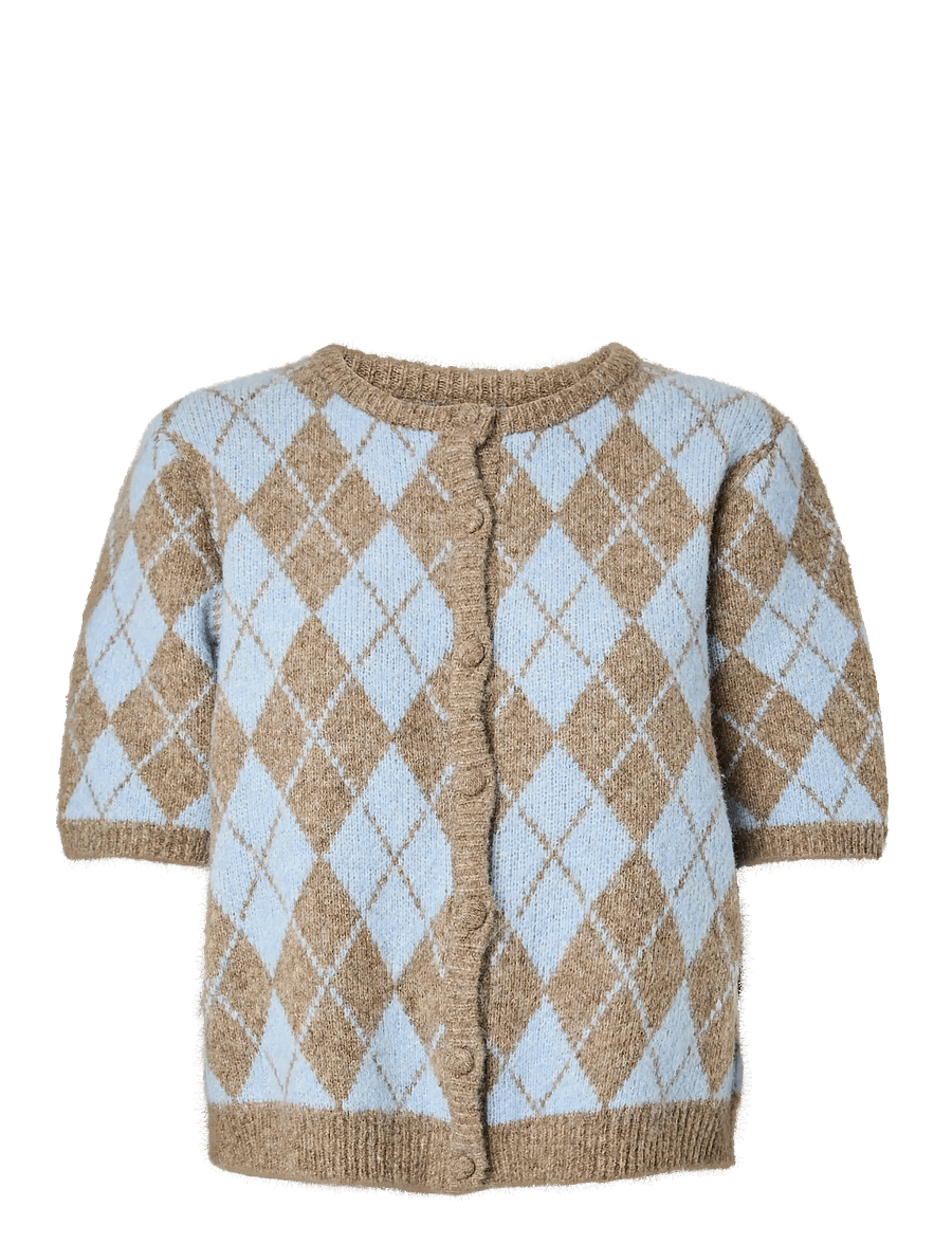 YAS - YASCHELLI SS KNIT CARDIGAN - D2D - cardigans - fungi - 0