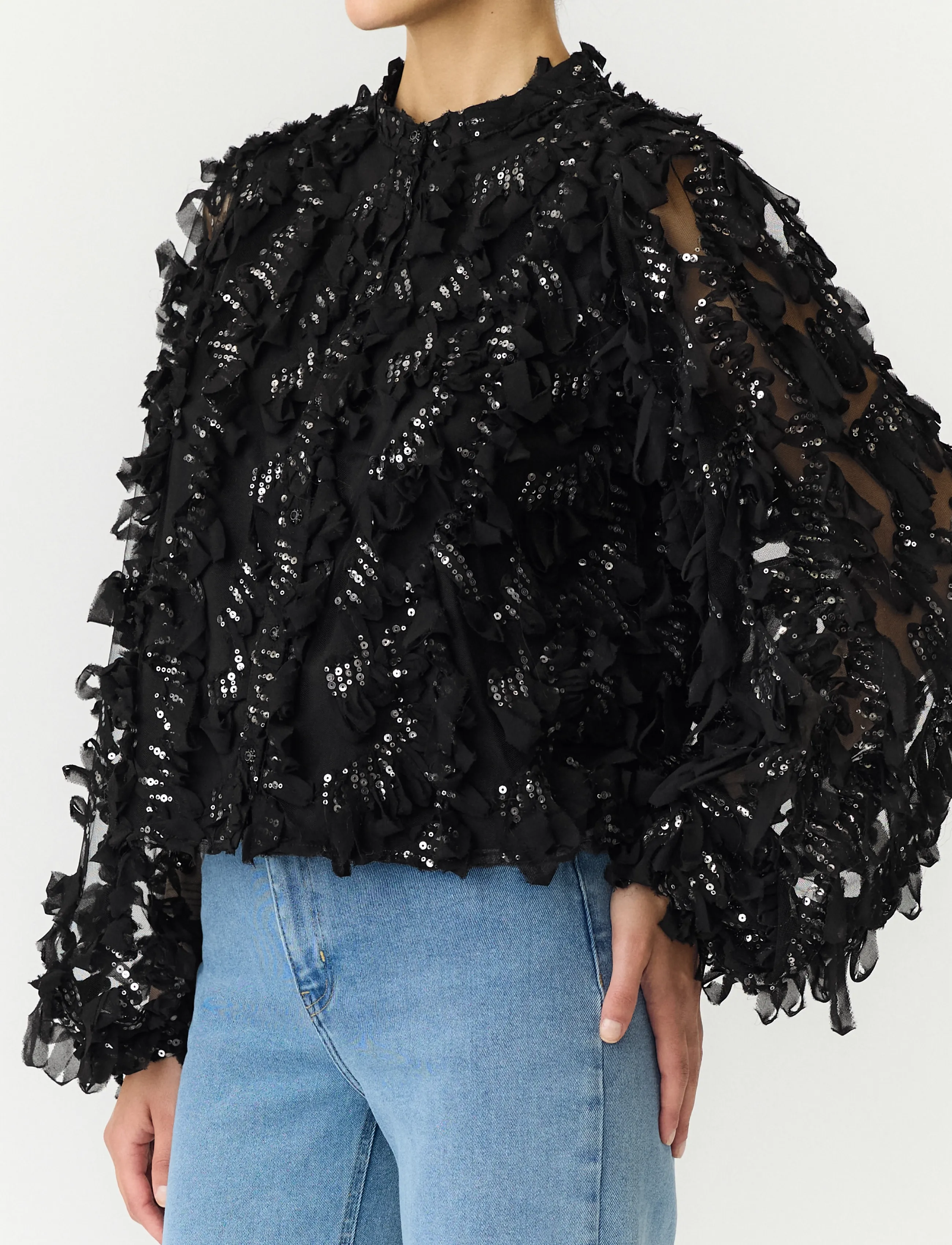 YAS - YASABELONE LS SHIRT - SHOW - long-sleeved shirts - black - 5