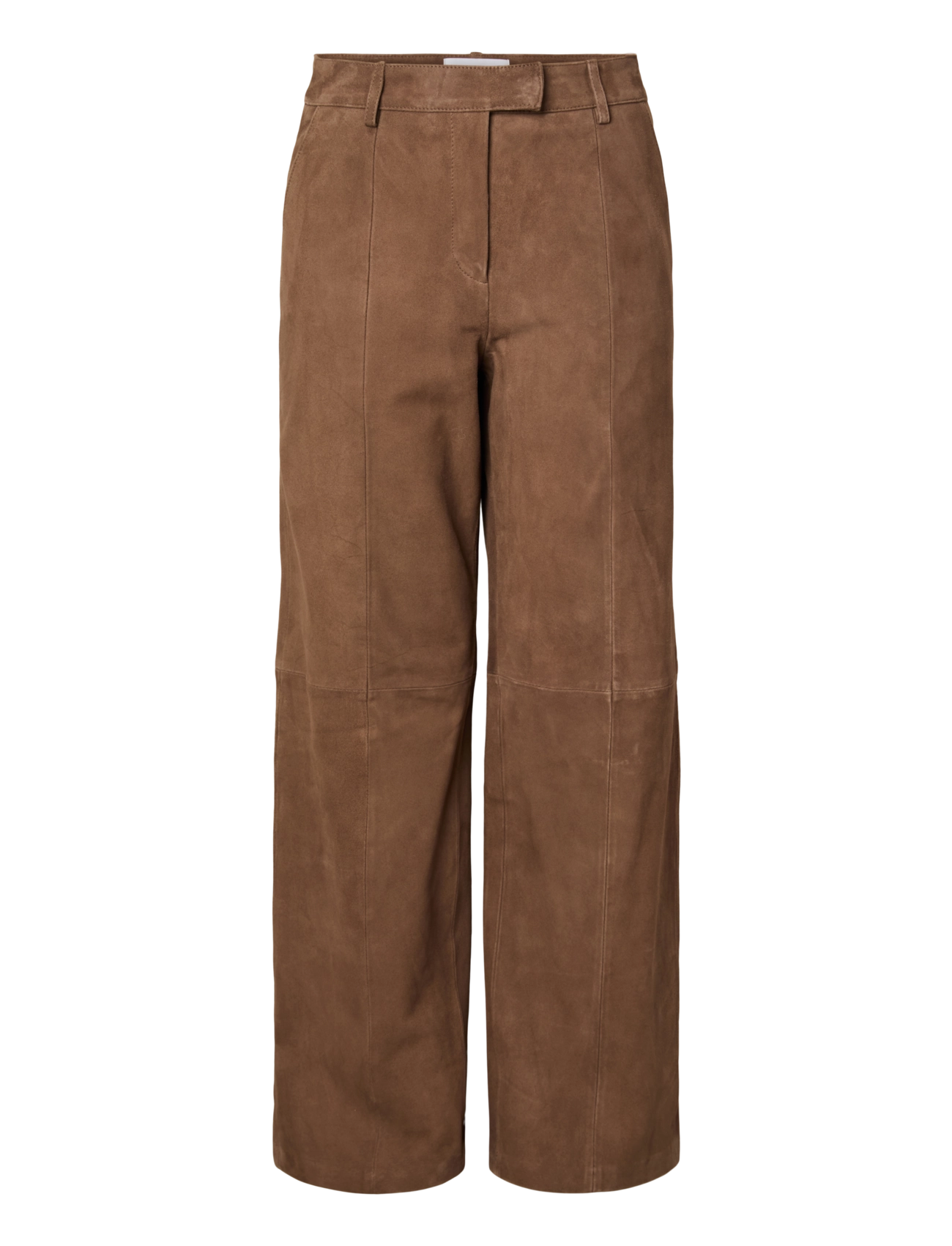 YAS - YASLEURA MW SUEDE PANT - sepia - 1