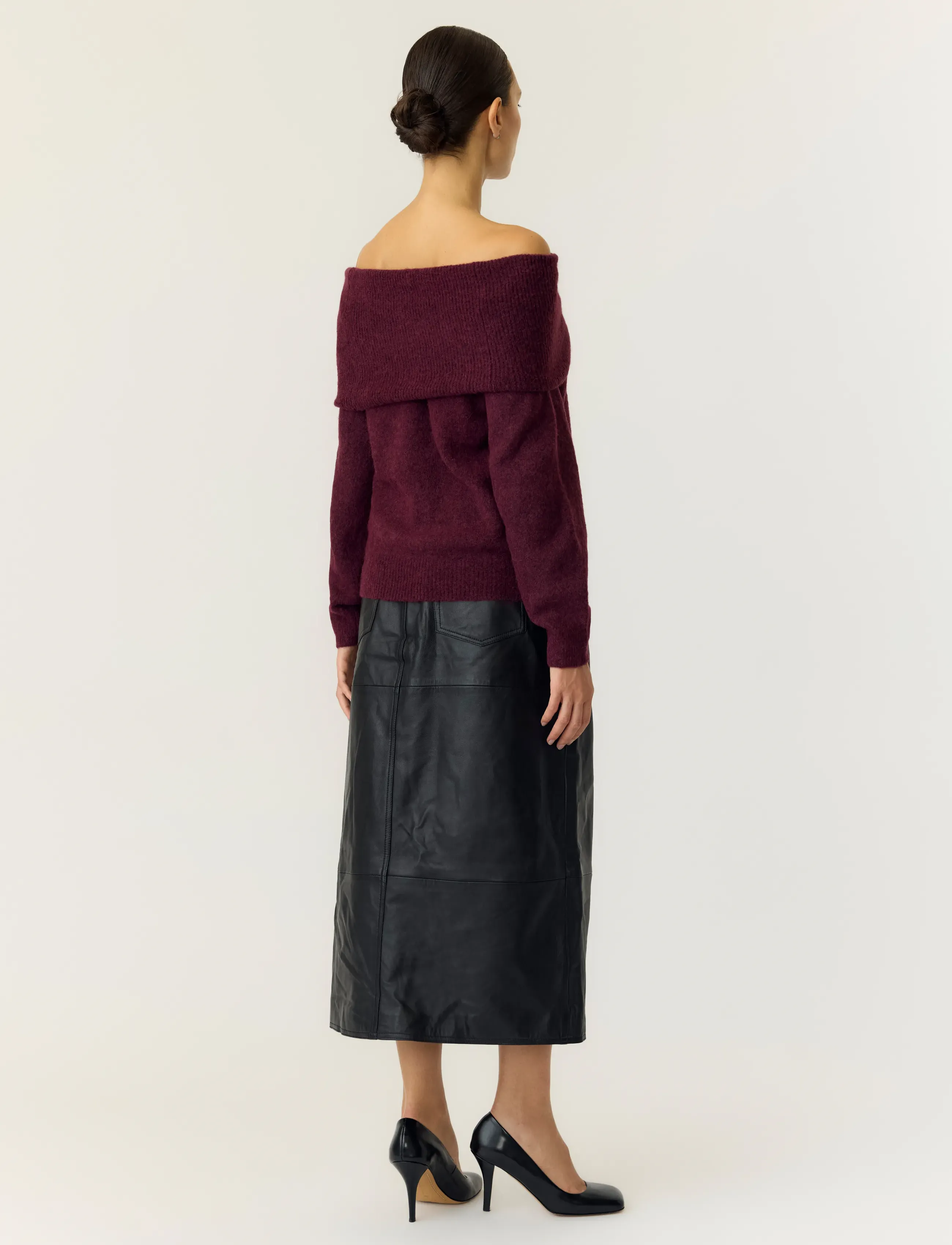 YAS - YASJOHI OS WOOL BLEND PULLOVER S. NOOS - herbstliche kleidung - fig - 3